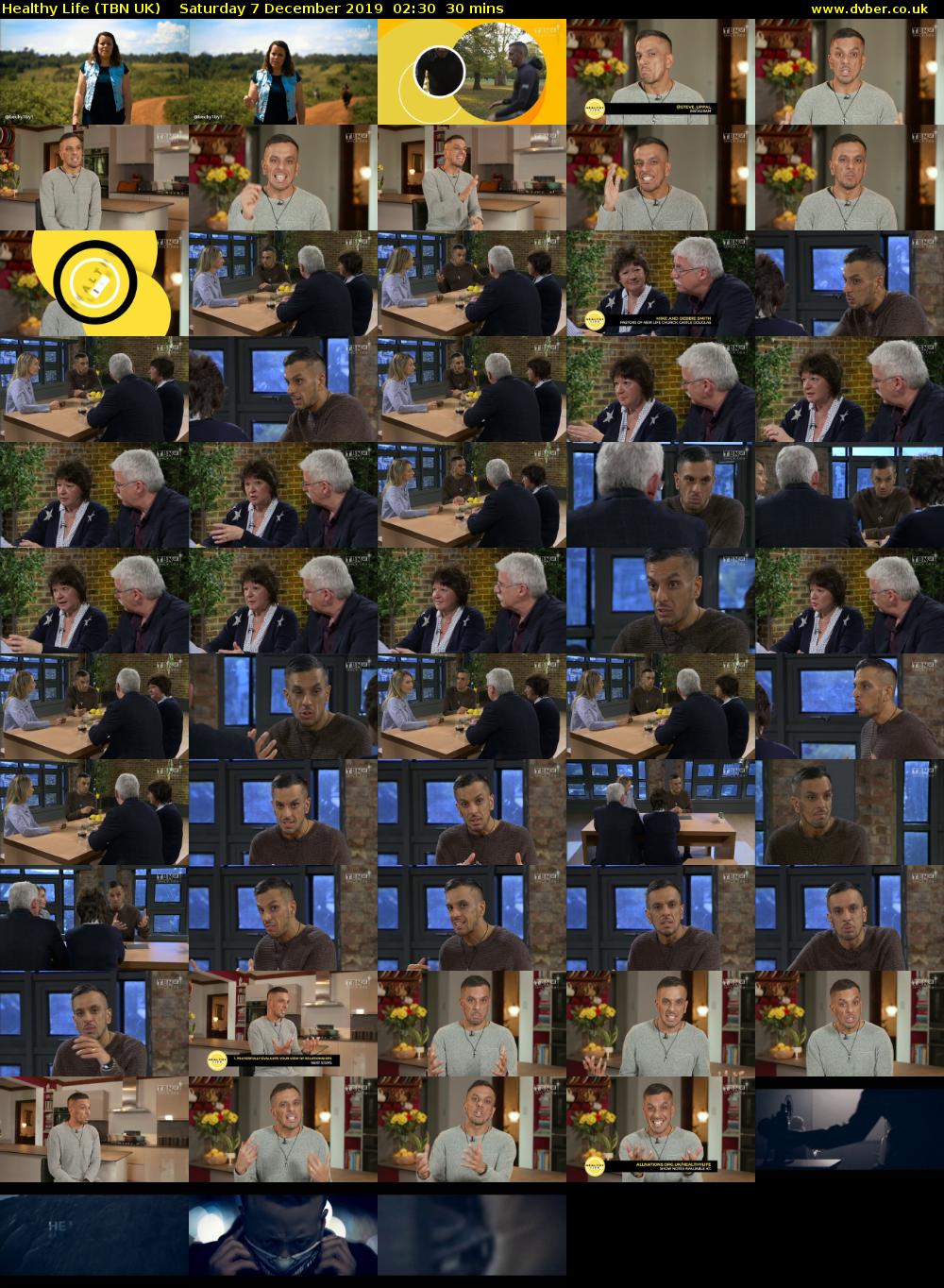 Healthy Life (TBN UK) Saturday 7 December 2019 02:30 - 03:00