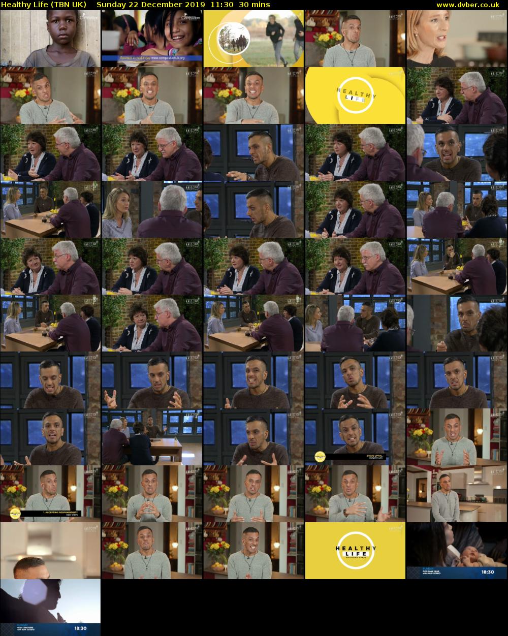 Healthy Life (TBN UK) Sunday 22 December 2019 11:30 - 12:00