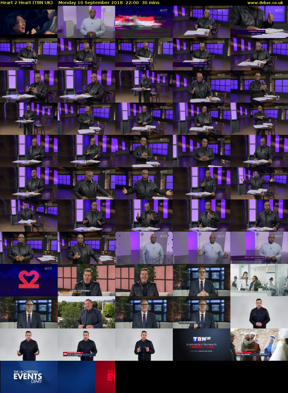 Heart 2 Heart (TBN UK) Monday 10 September 2018 22:00 - 22:30