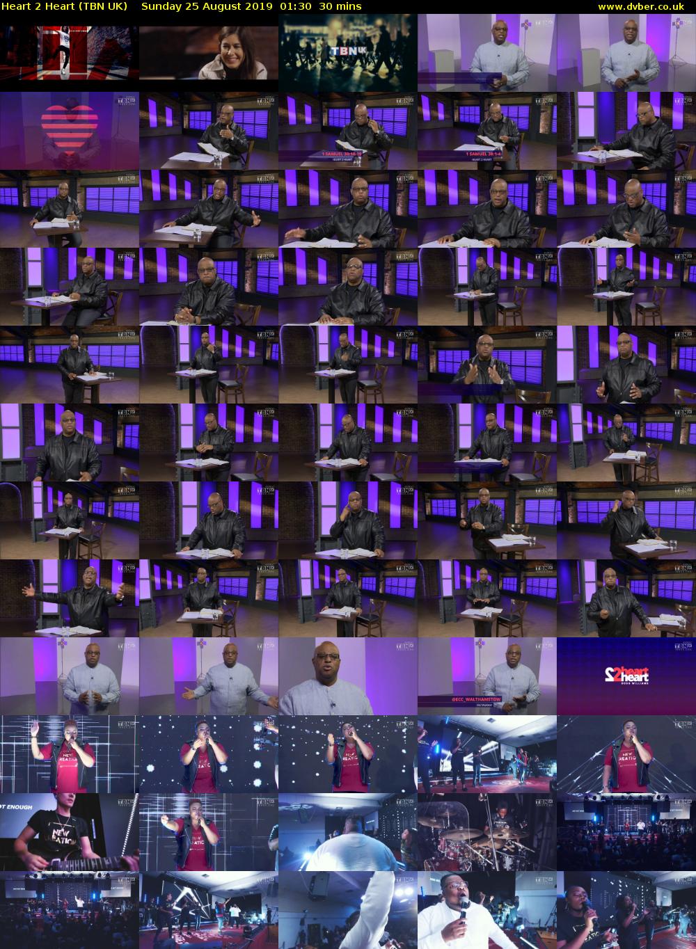 Heart 2 Heart (TBN UK) Sunday 25 August 2019 01:30 - 02:00