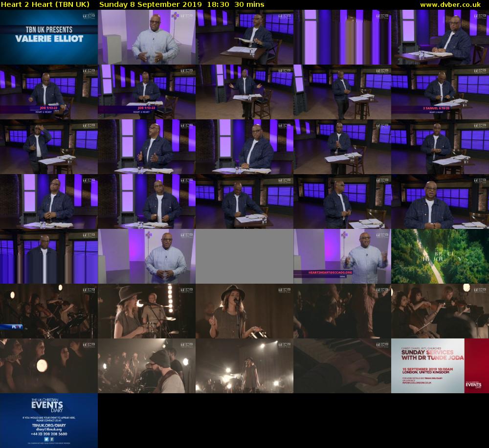 Heart 2 Heart (TBN UK) Sunday 8 September 2019 18:30 - 19:00