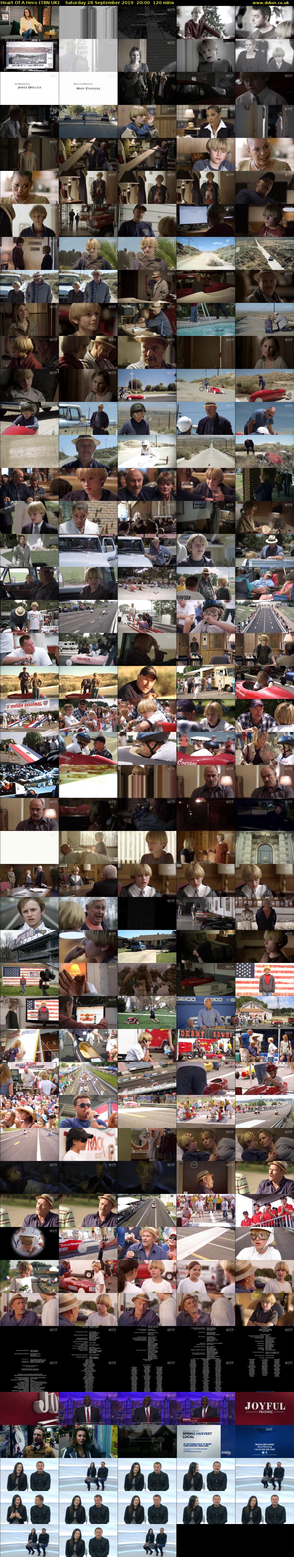 Heart Of A Hero (TBN UK) Saturday 28 September 2019 20:00 - 22:00