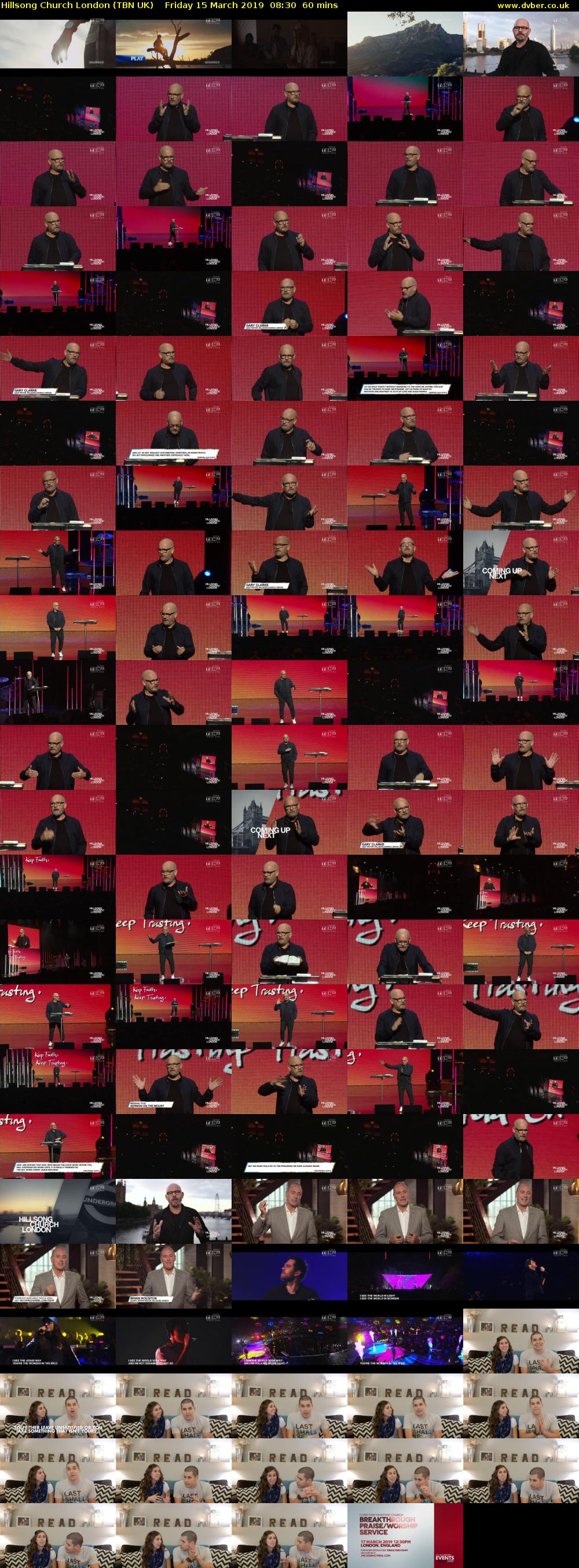 Hillsong Church London (TBN UK) Friday 15 March 2019 08:30 - 09:30