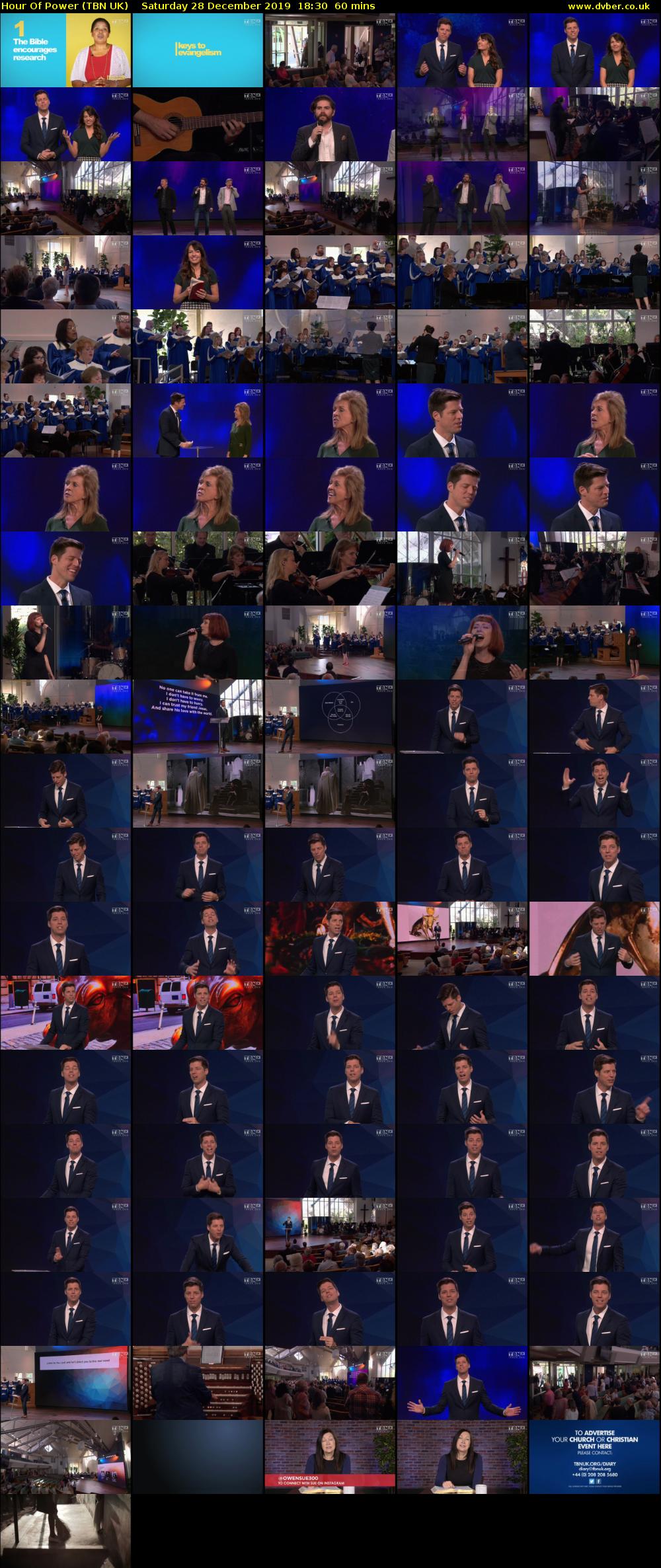 Hour Of Power (TBN UK) Saturday 28 December 2019 18:30 - 19:30