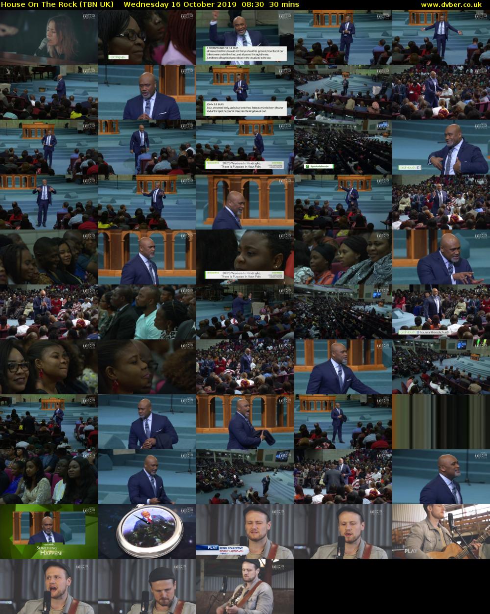 House On The Rock (TBN UK) Wednesday 16 October 2019 08:30 - 09:00