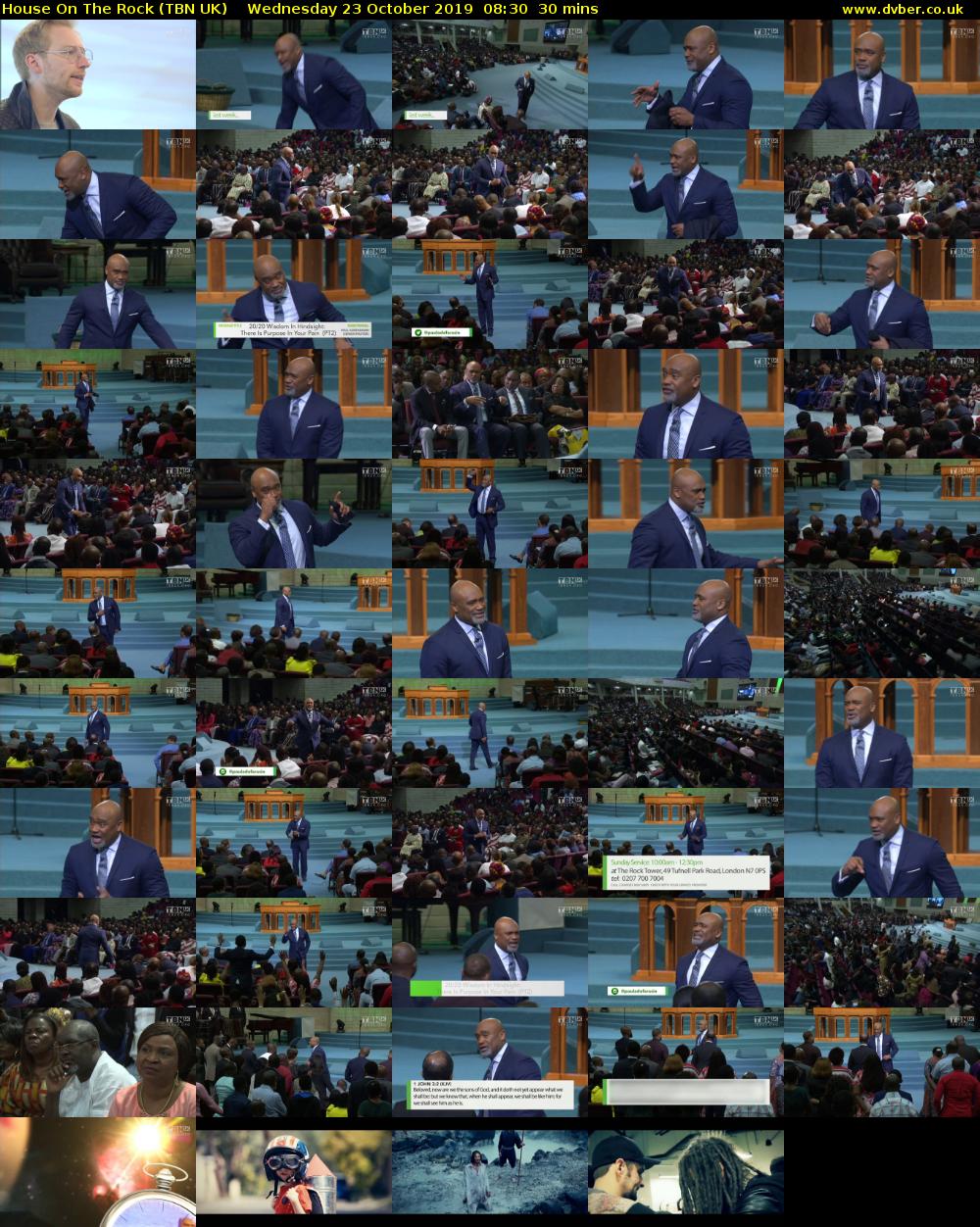 House On The Rock (TBN UK) Wednesday 23 October 2019 08:30 - 09:00