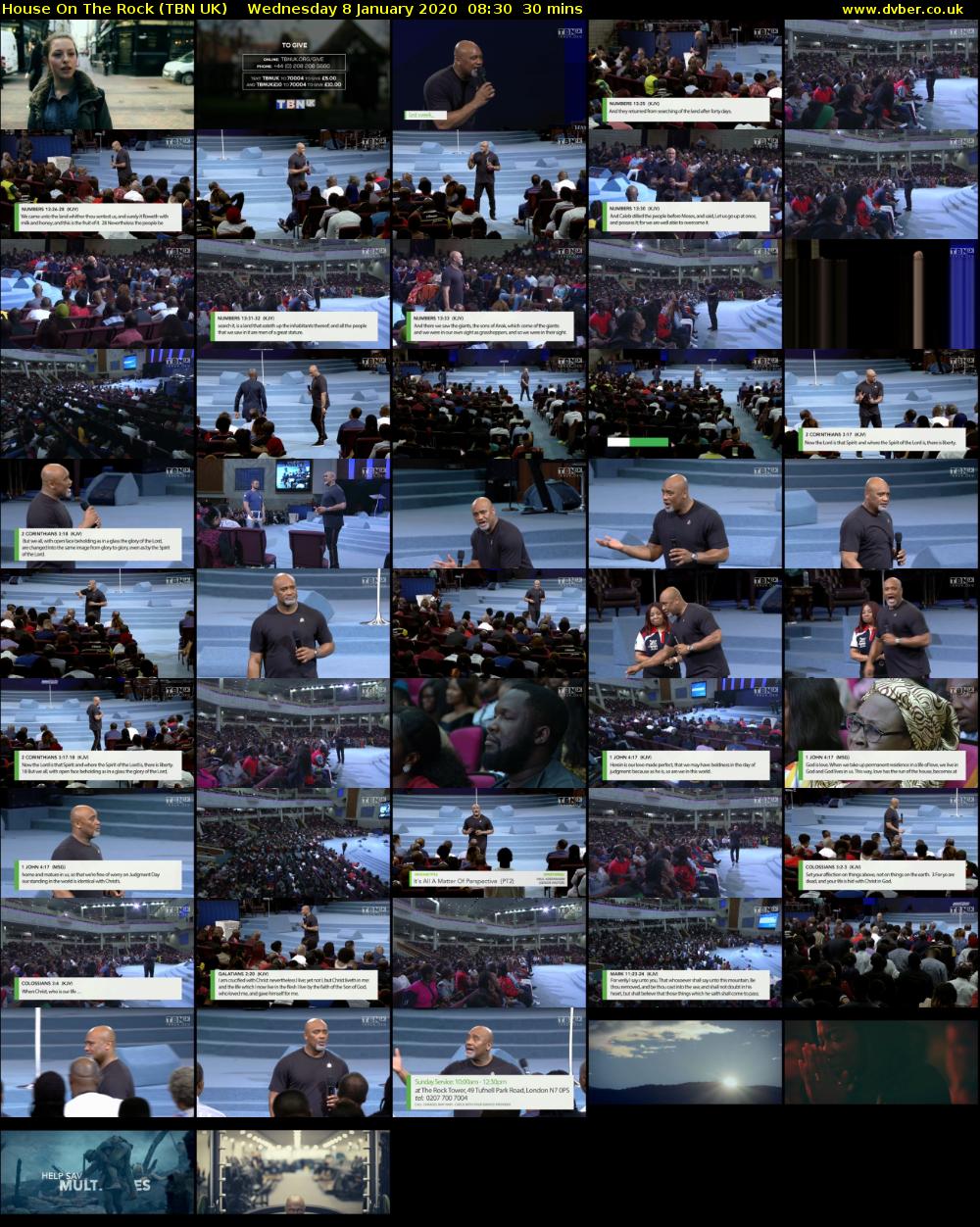 House On The Rock (TBN UK) Wednesday 8 January 2020 08:30 - 09:00