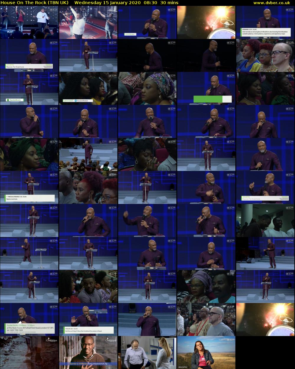 House On The Rock (TBN UK) Wednesday 15 January 2020 08:30 - 09:00