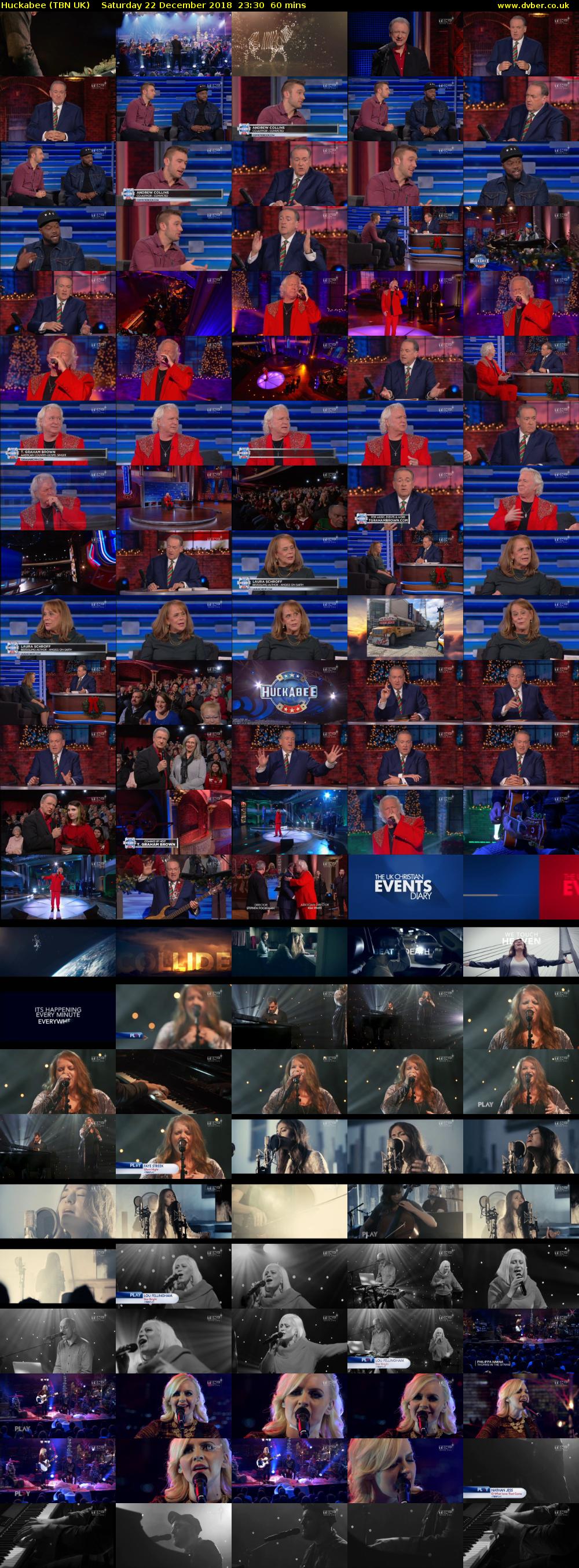 Huckabee (TBN UK) Saturday 22 December 2018 23:30 - 00:30