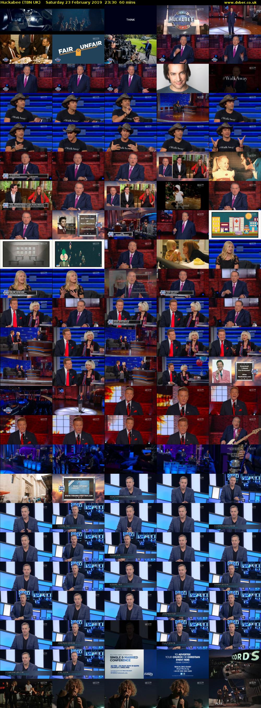 Huckabee (TBN UK) Saturday 23 February 2019 23:30 - 00:30