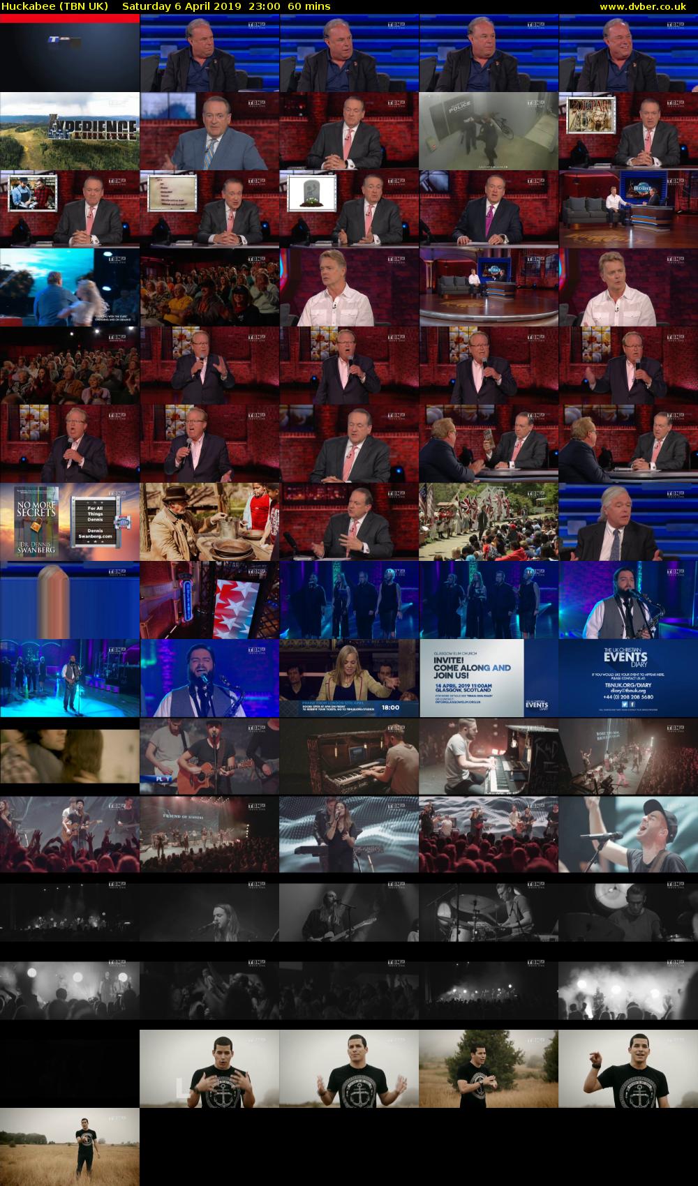 Huckabee (TBN UK) Saturday 6 April 2019 23:00 - 00:00