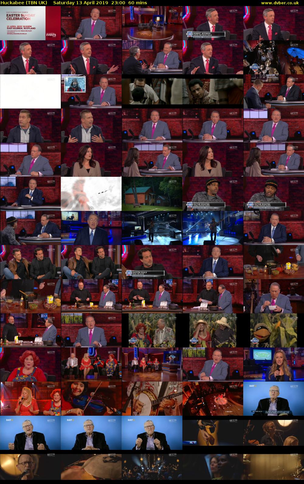 Huckabee (TBN UK) Saturday 13 April 2019 23:00 - 00:00