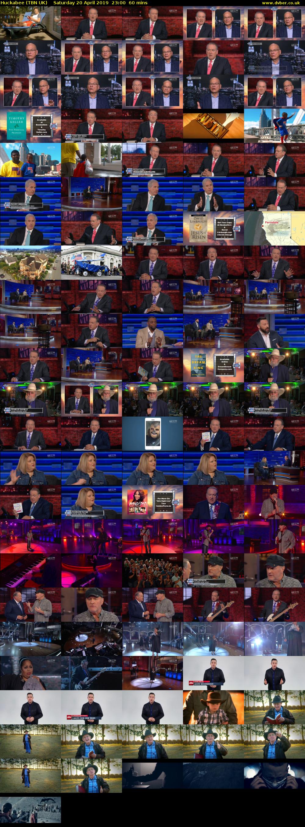 Huckabee (TBN UK) Saturday 20 April 2019 23:00 - 00:00