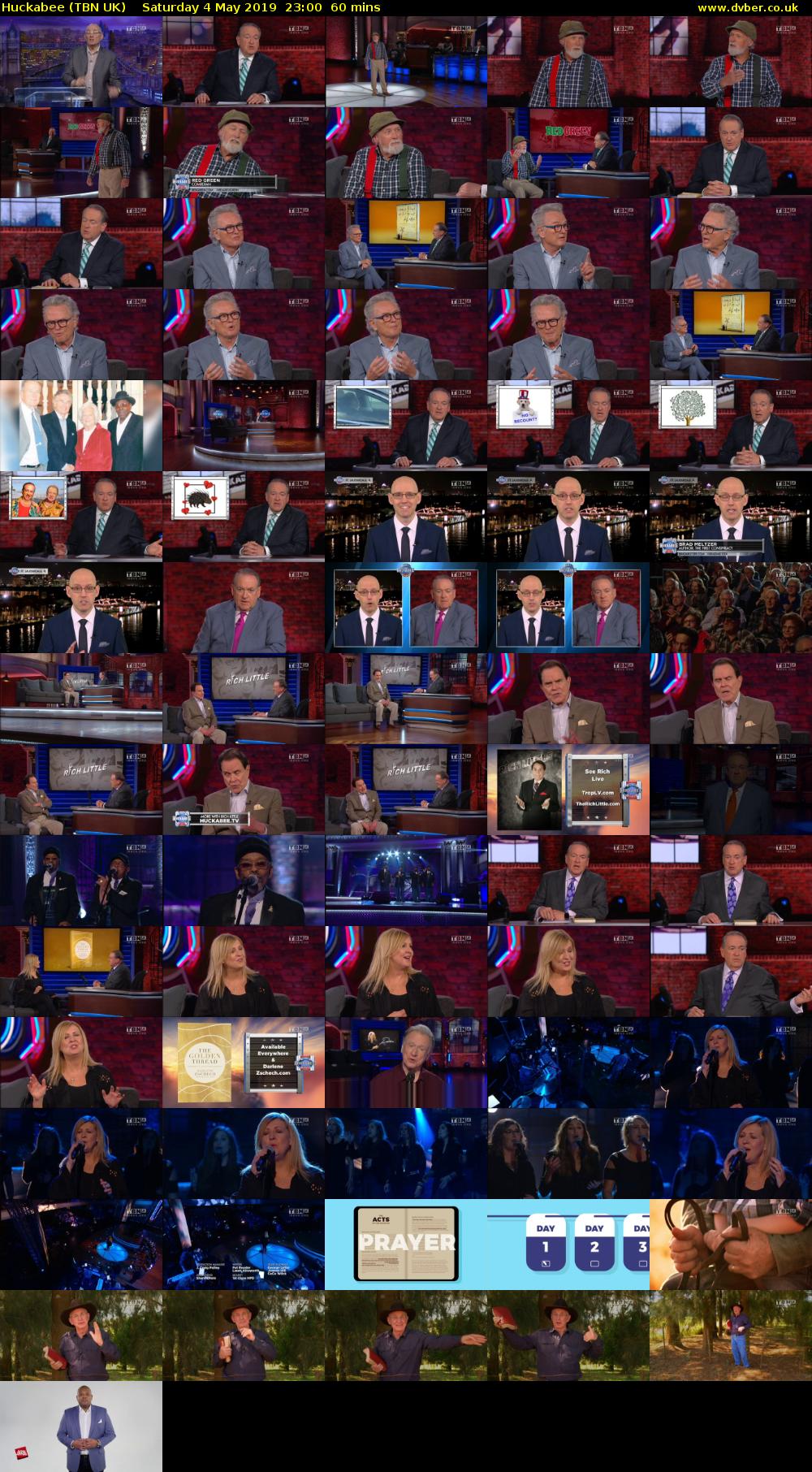 Huckabee (TBN UK) Saturday 4 May 2019 23:00 - 00:00