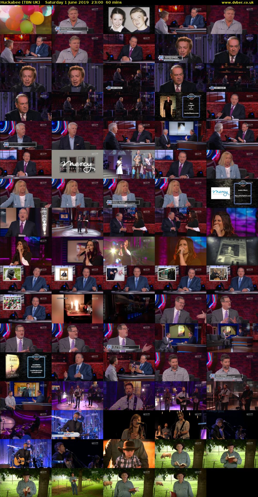 Huckabee (TBN UK) Saturday 1 June 2019 23:00 - 00:00