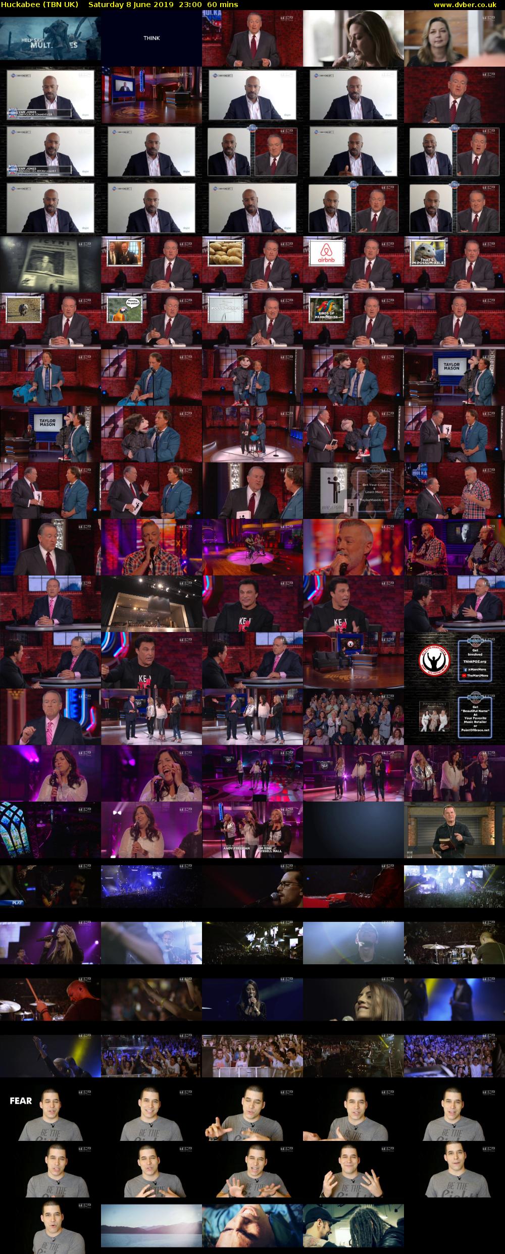 Huckabee (TBN UK) Saturday 8 June 2019 23:00 - 00:00