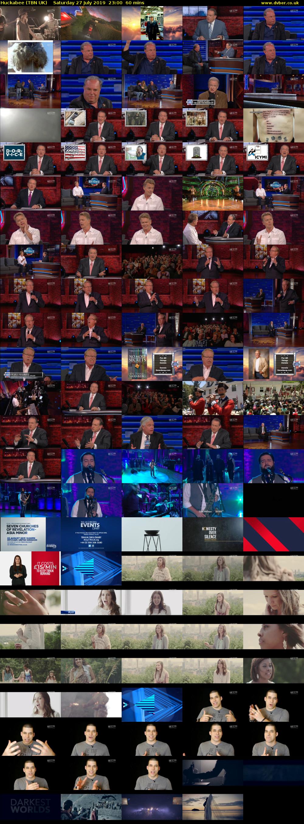 Huckabee (TBN UK) Saturday 27 July 2019 23:00 - 00:00