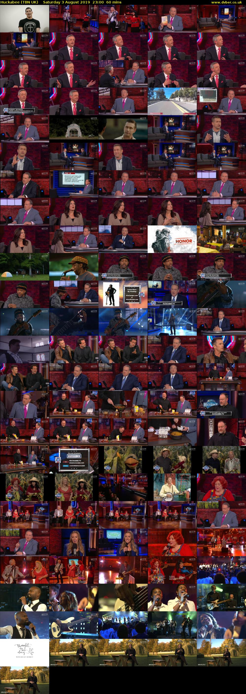 Huckabee (TBN UK) Saturday 3 August 2019 23:00 - 00:00