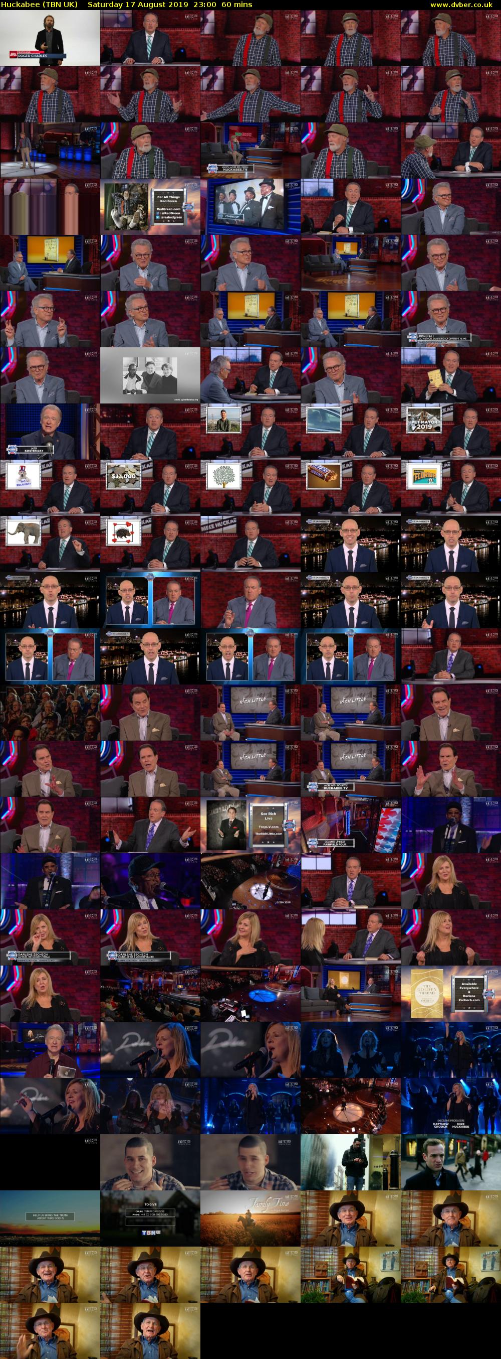 Huckabee (TBN UK) Saturday 17 August 2019 23:00 - 00:00