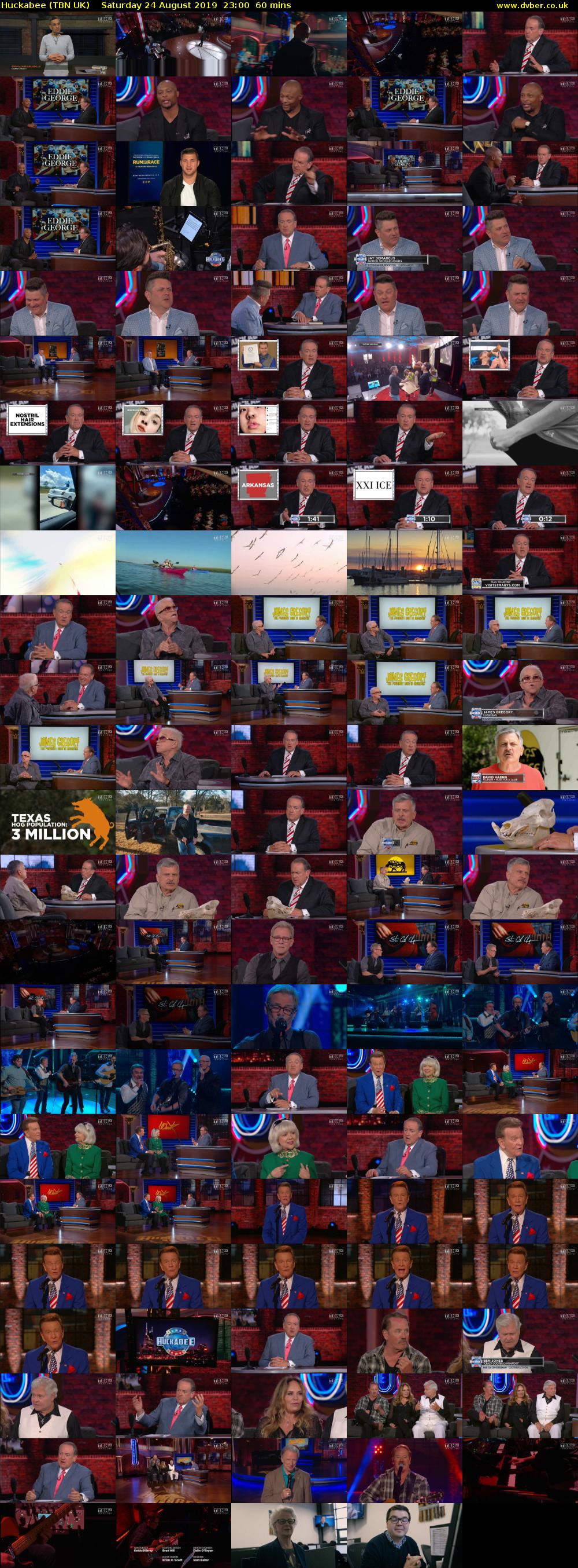 Huckabee (TBN UK) Saturday 24 August 2019 23:00 - 00:00