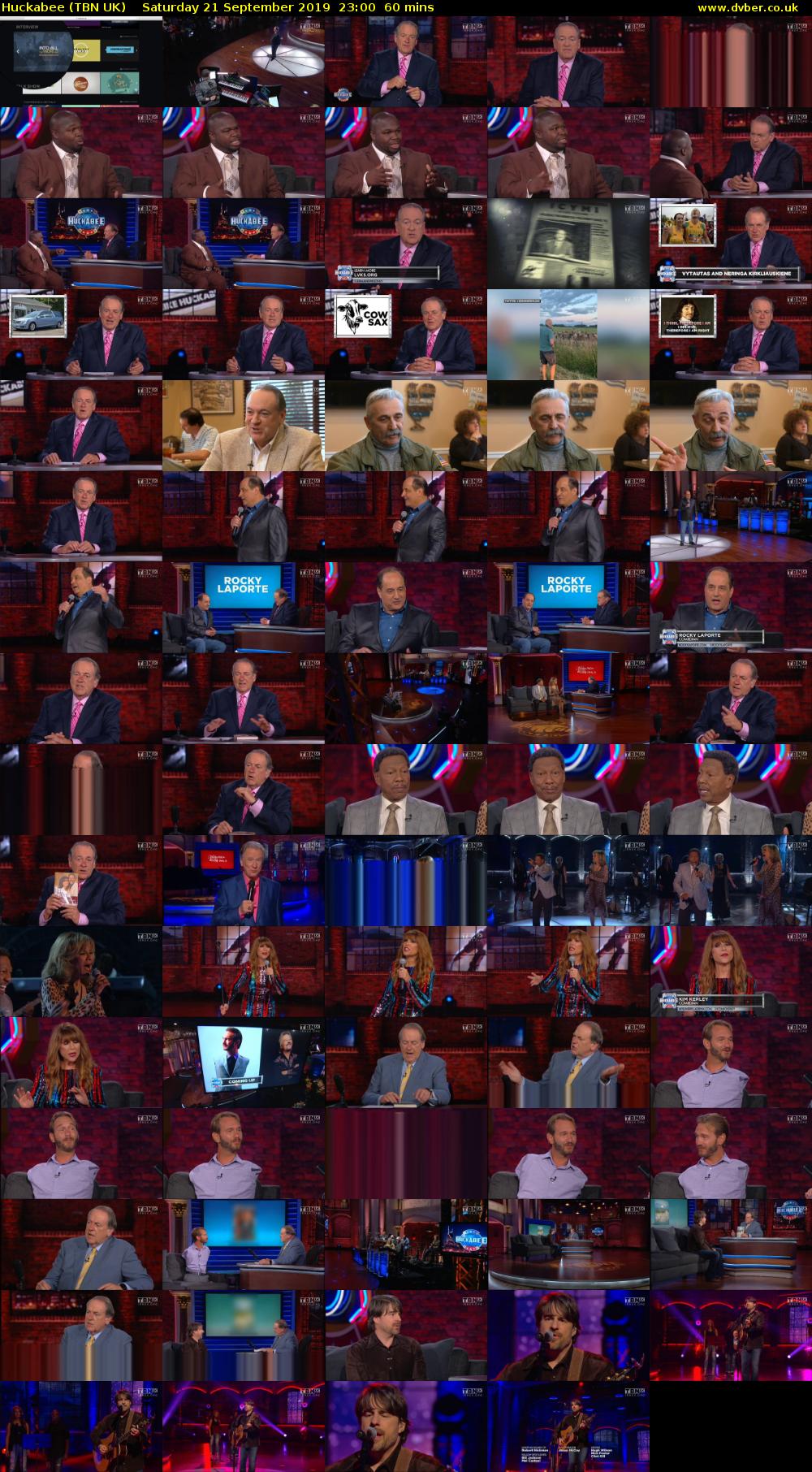 Huckabee (TBN UK) Saturday 21 September 2019 23:00 - 00:00
