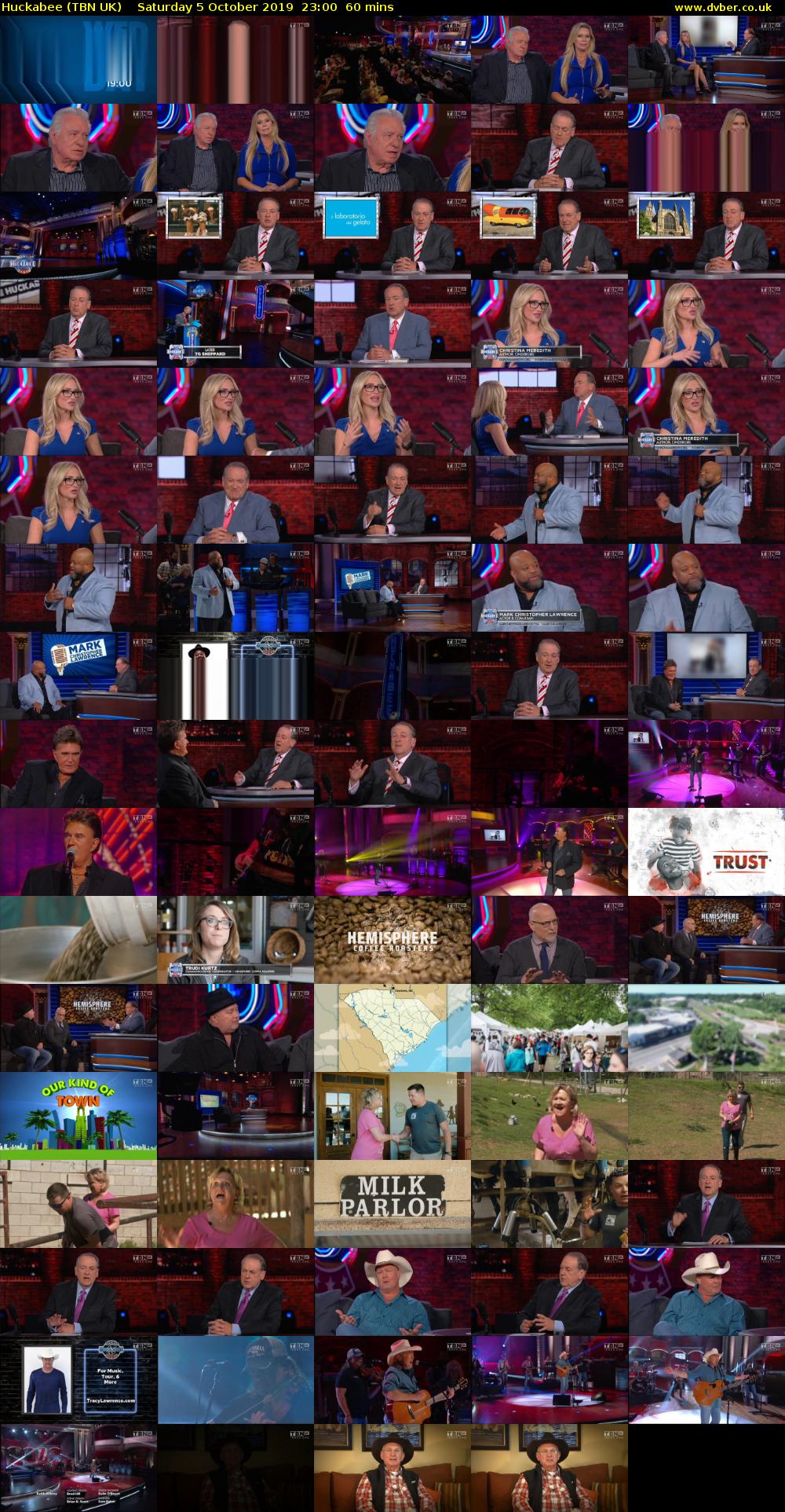 Huckabee (TBN UK) Saturday 5 October 2019 23:00 - 00:00