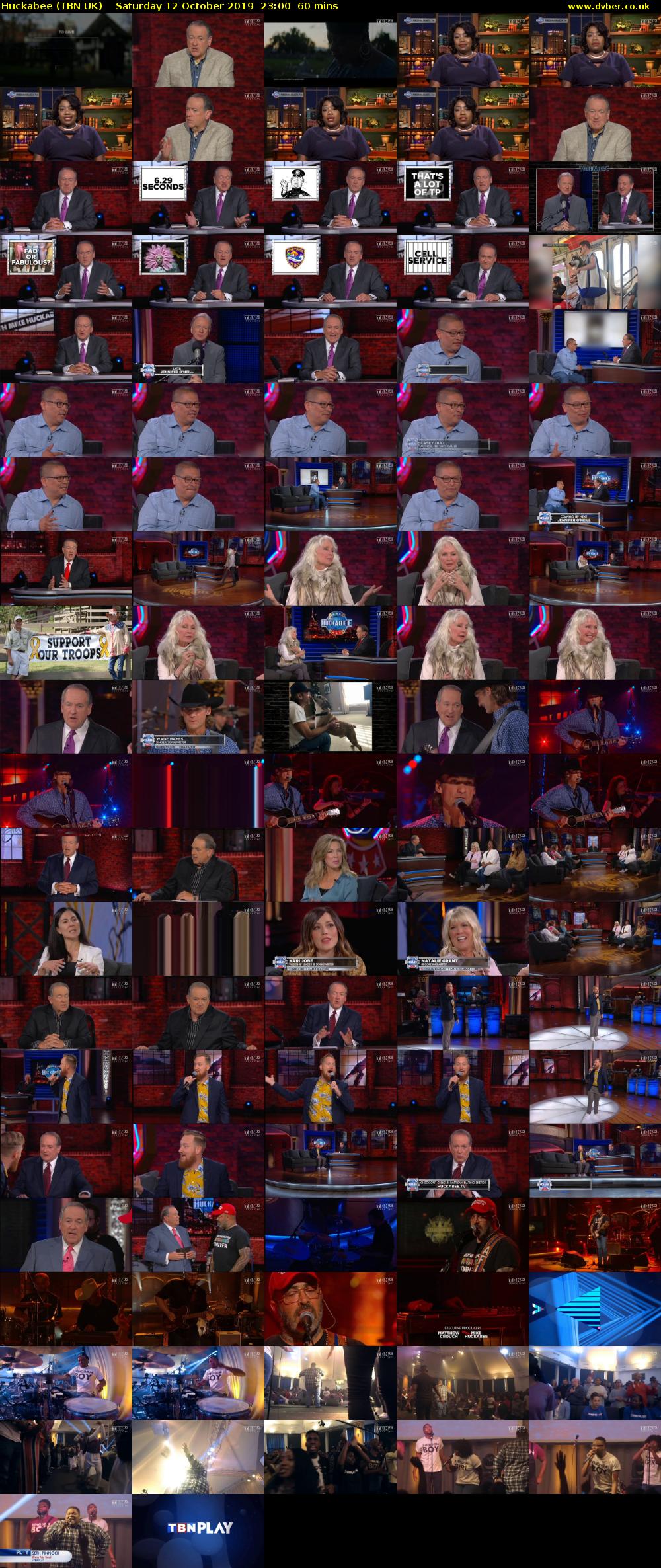 Huckabee (TBN UK) Saturday 12 October 2019 23:00 - 00:00
