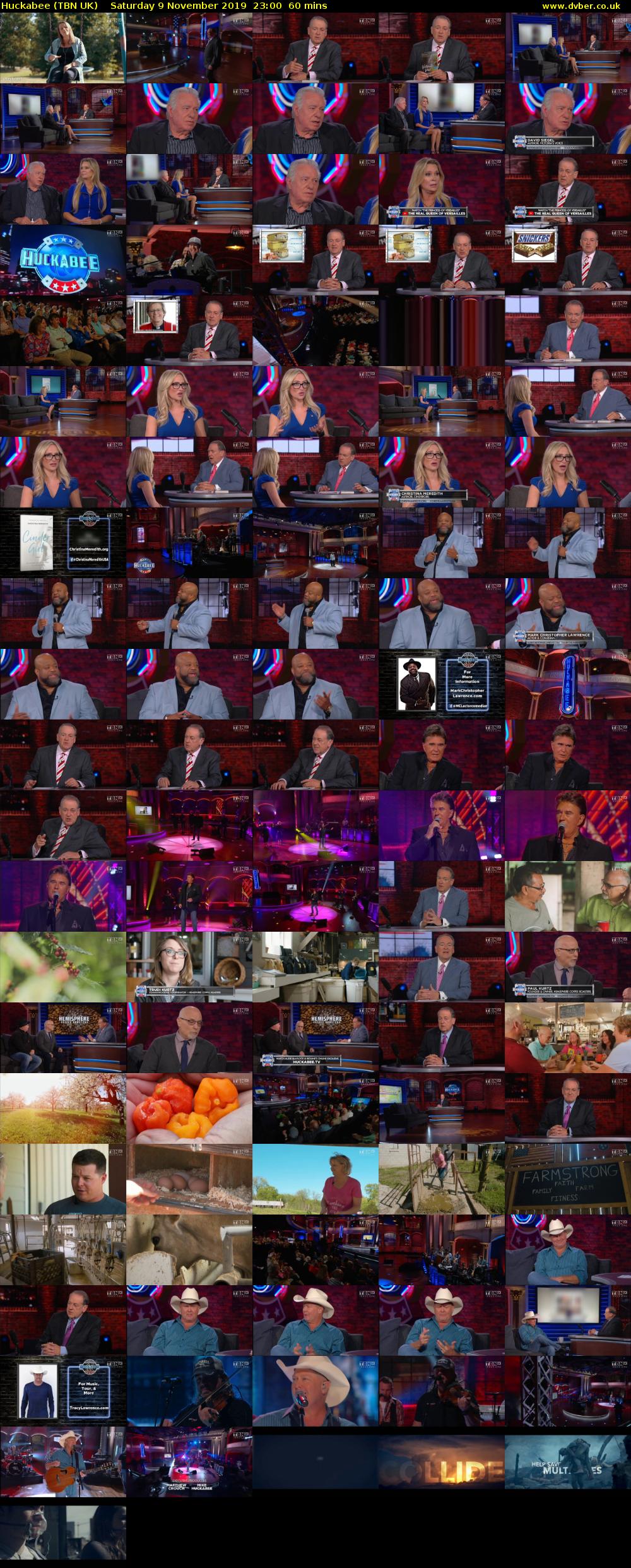 Huckabee (TBN UK) Saturday 9 November 2019 23:00 - 00:00