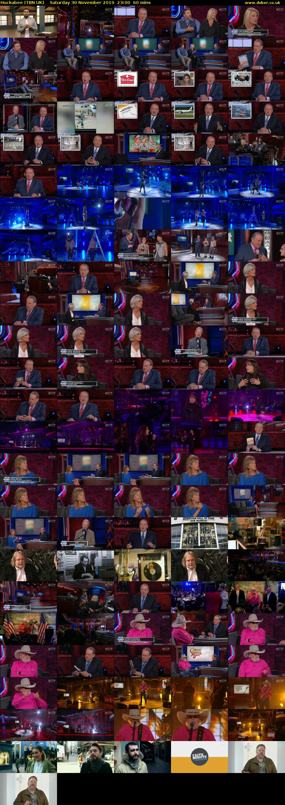 Huckabee (TBN UK) Saturday 30 November 2019 23:00 - 00:00