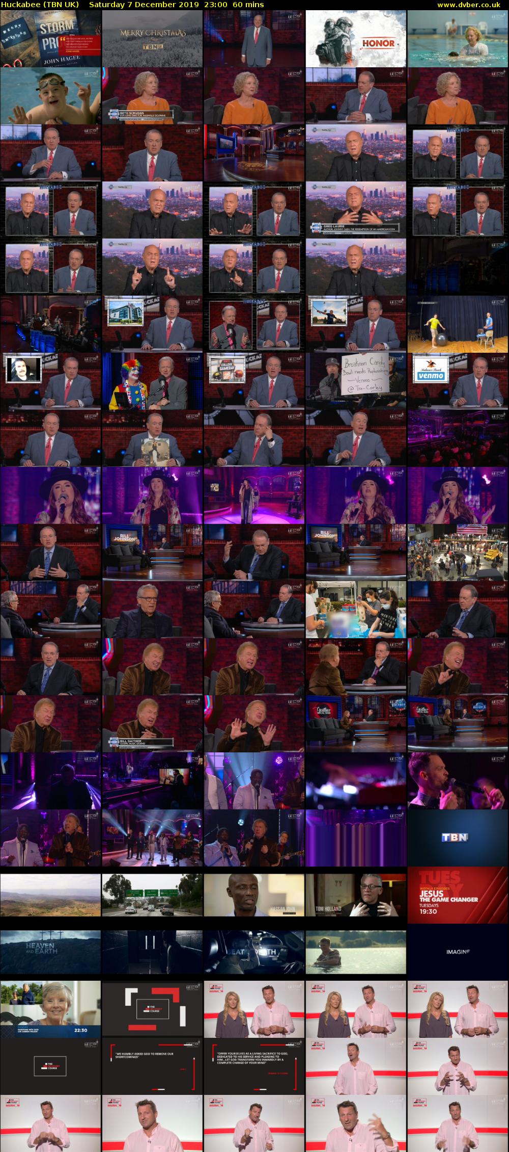 Huckabee (TBN UK) Saturday 7 December 2019 23:00 - 00:00