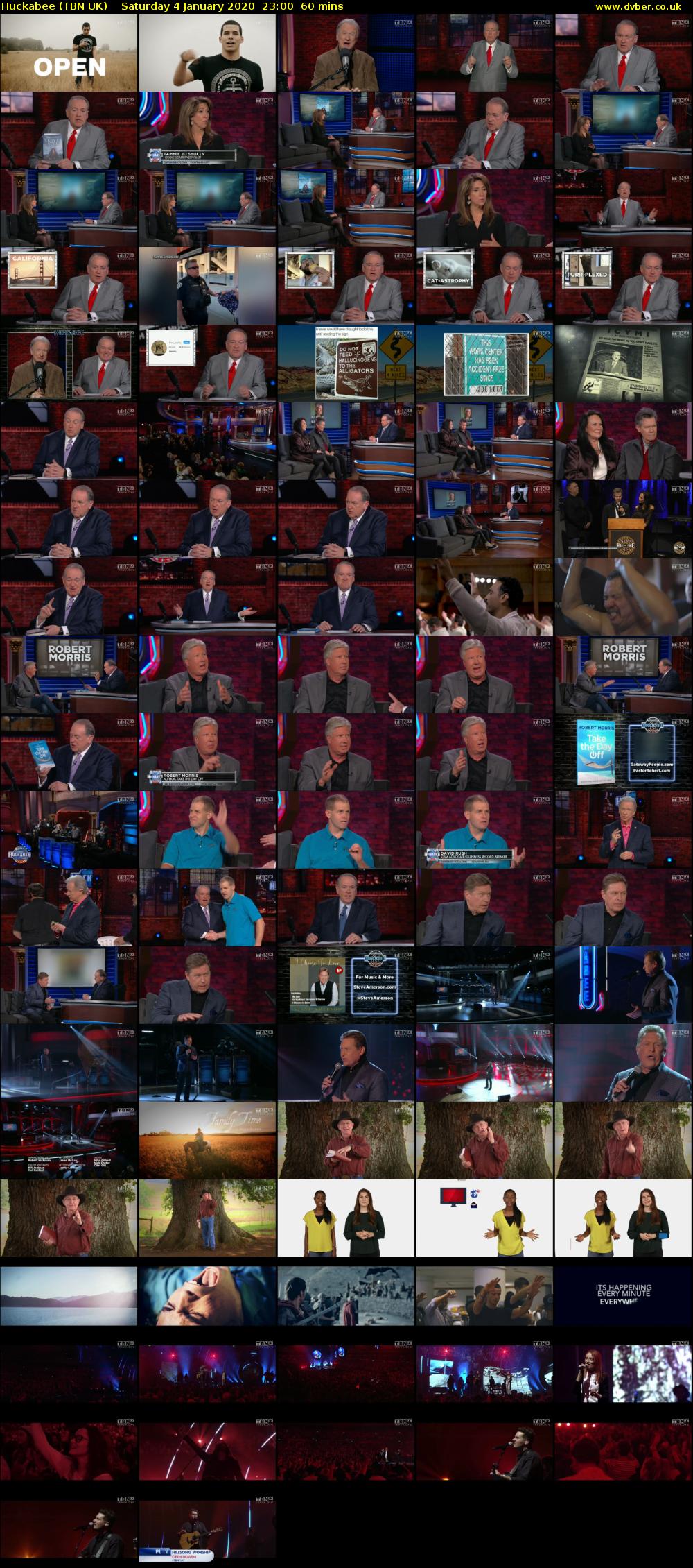 Huckabee (TBN UK) Saturday 4 January 2020 23:00 - 00:00