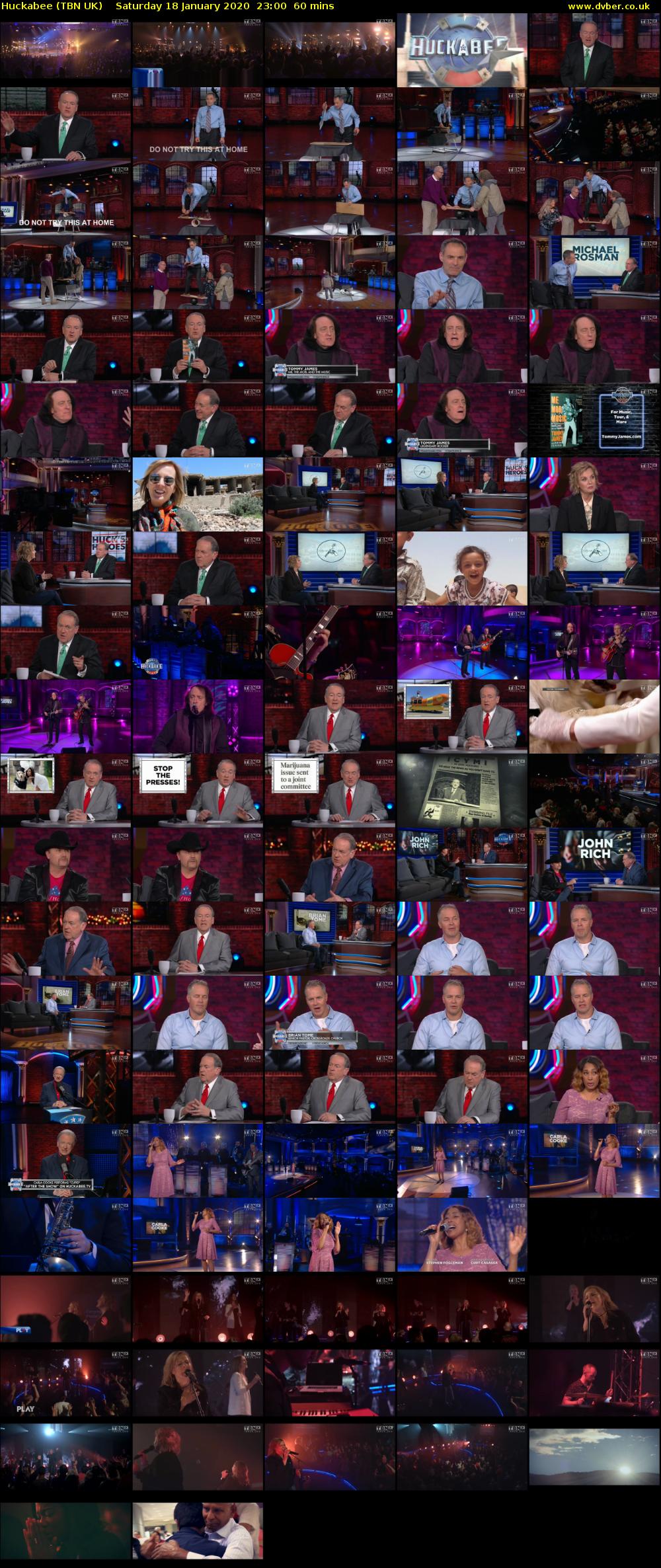 Huckabee (TBN UK) Saturday 18 January 2020 23:00 - 00:00