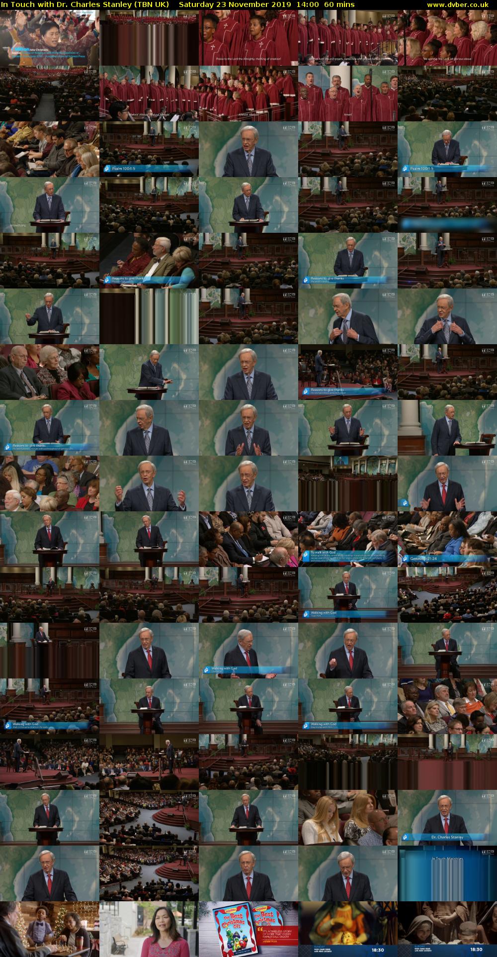 In Touch with Dr. Charles Stanley (TBN UK) Saturday 23 November 2019 14:00 - 15:00
