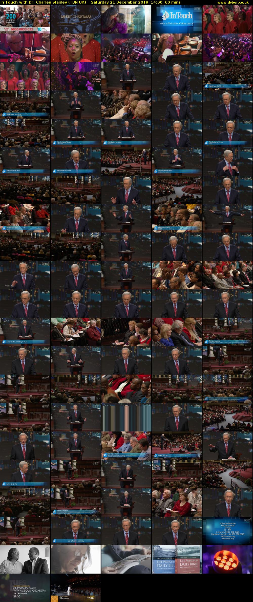 In Touch with Dr. Charles Stanley (TBN UK) Saturday 21 December 2019 14:00 - 15:00