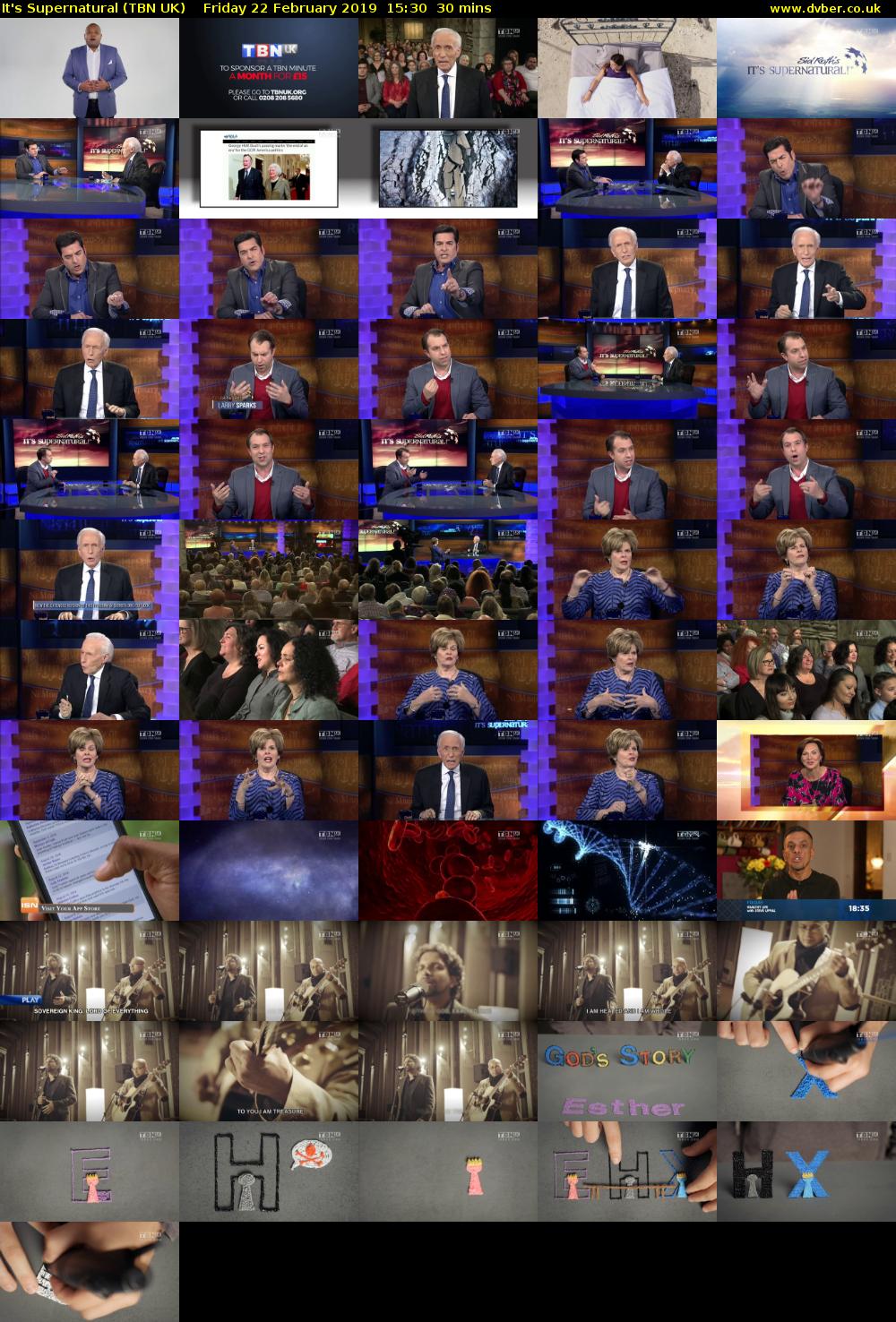 It's Supernatural (TBN UK) Friday 22 February 2019 15:30 - 16:00