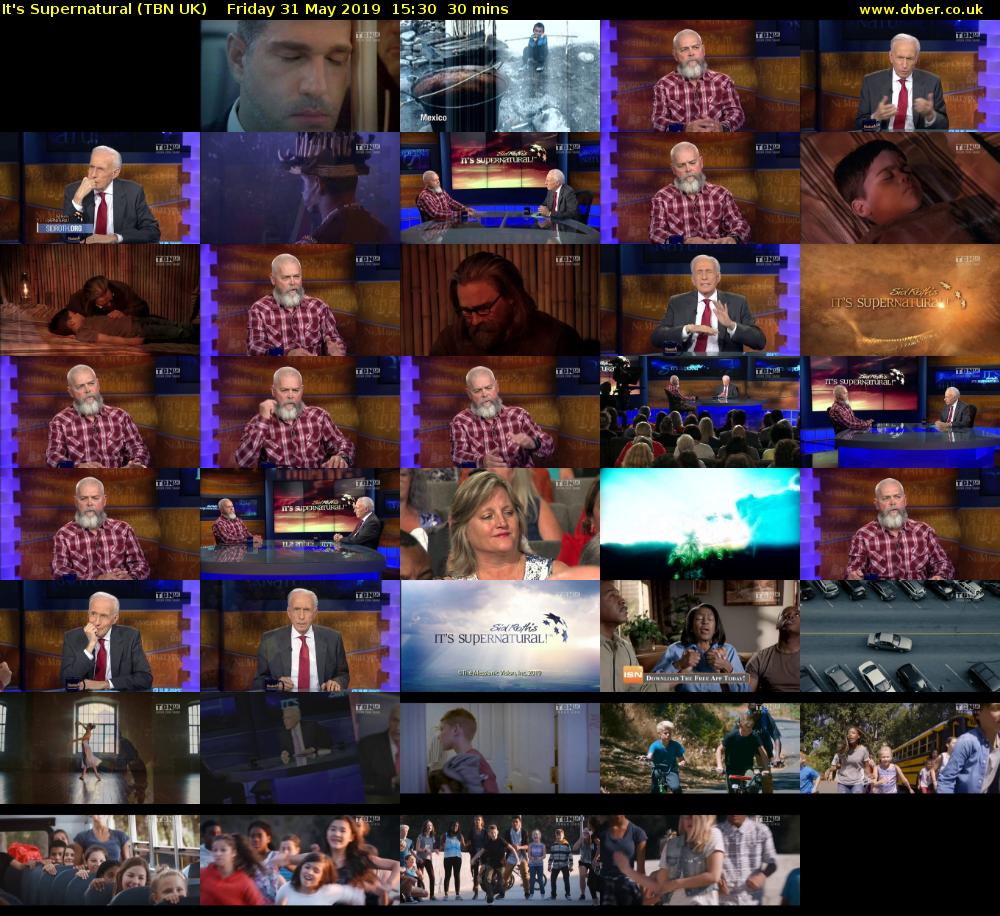 It's Supernatural (TBN UK) Friday 31 May 2019 15:30 - 16:00