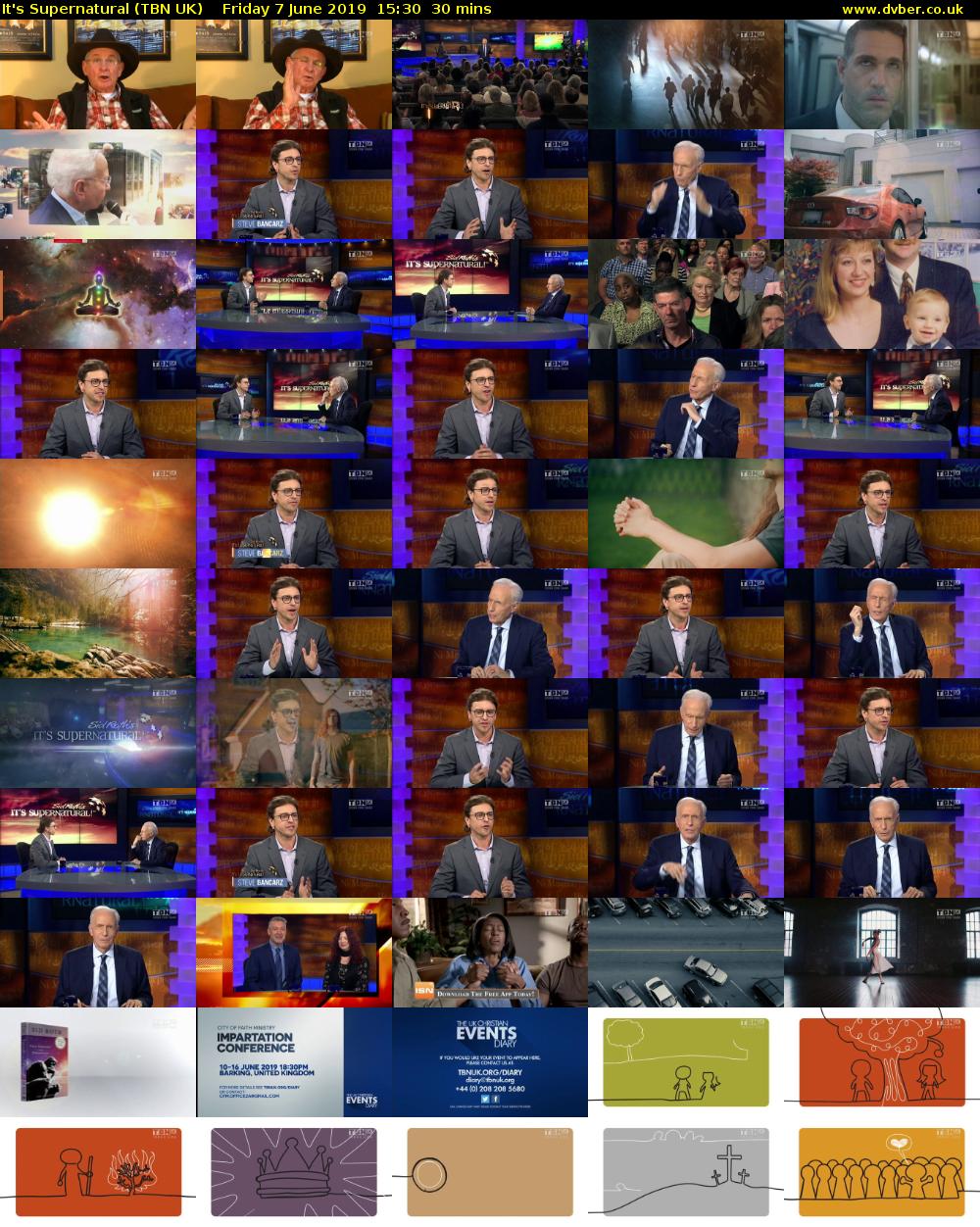 It's Supernatural (TBN UK) Friday 7 June 2019 15:30 - 16:00