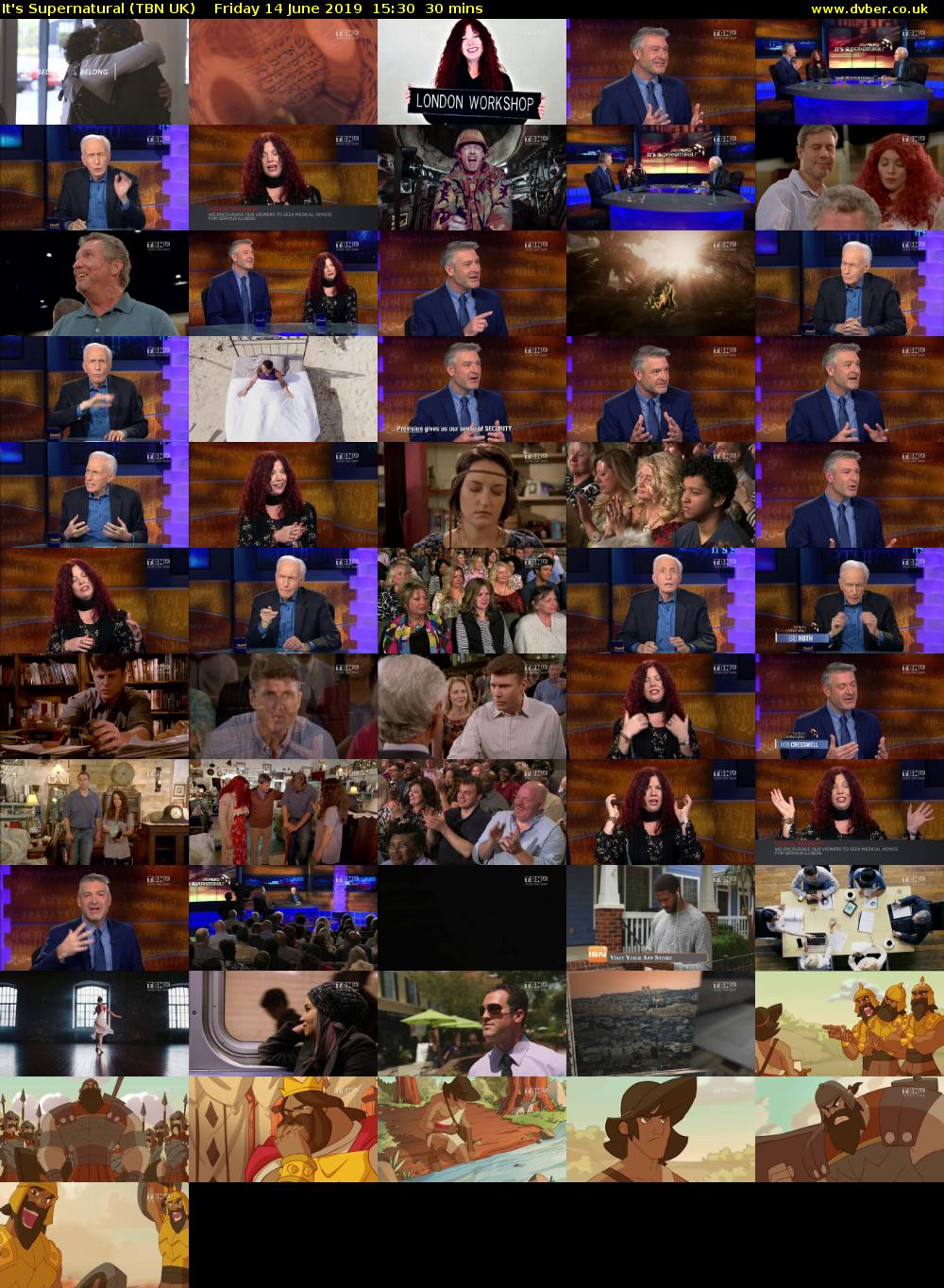 It's Supernatural (TBN UK) Friday 14 June 2019 15:30 - 16:00
