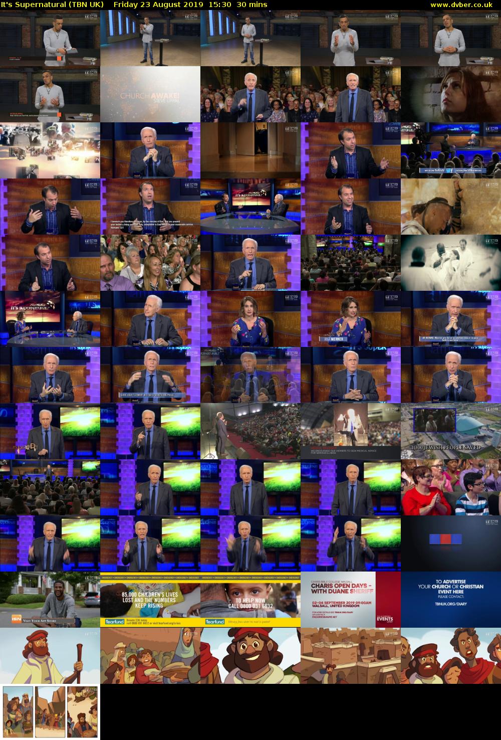 It's Supernatural (TBN UK) Friday 23 August 2019 15:30 - 16:00