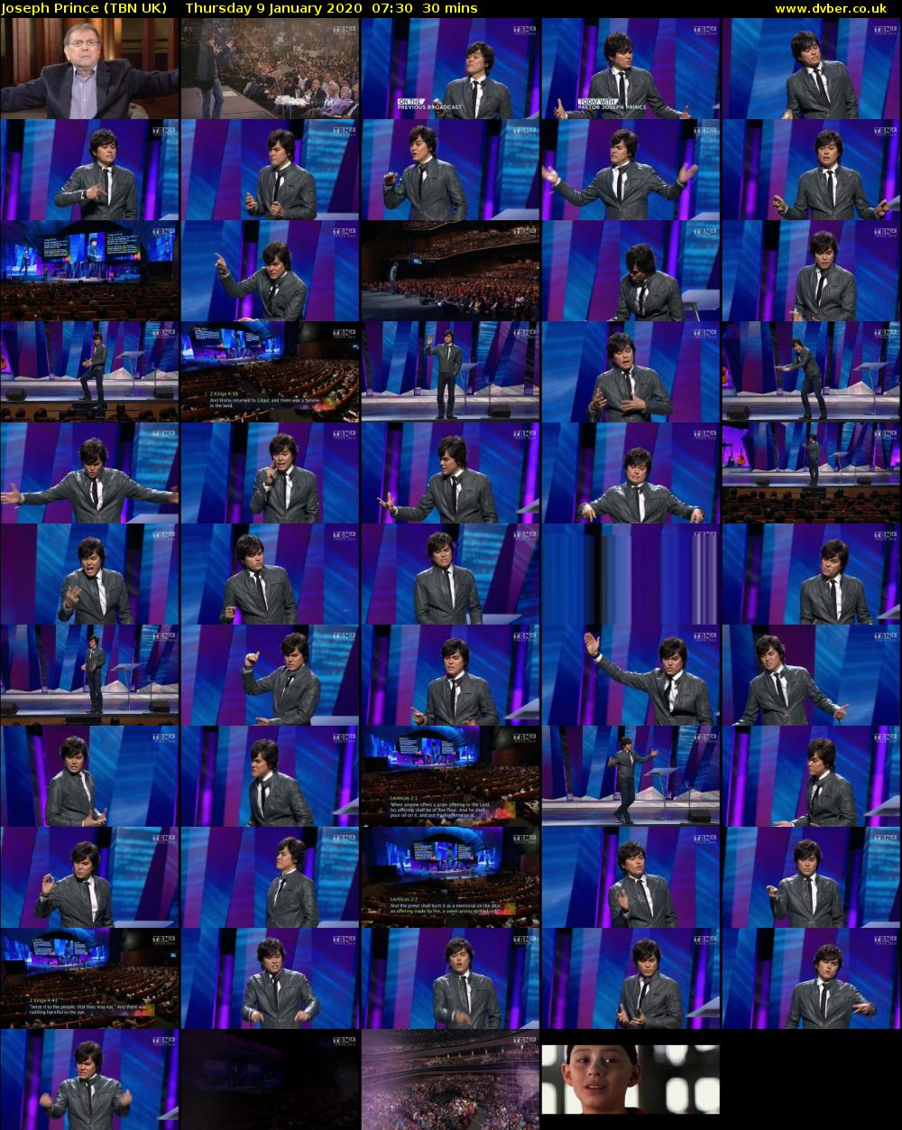 Joseph Prince (TBN UK) Thursday 9 January 2020 07:30 - 08:00