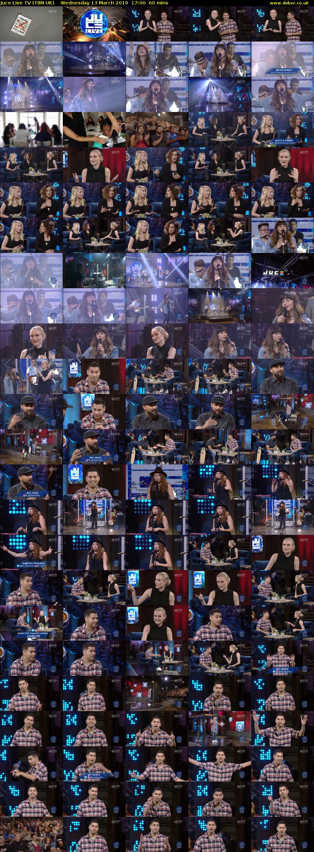 Juce Live TV (TBN UK) Wednesday 13 March 2019 17:00 - 18:00