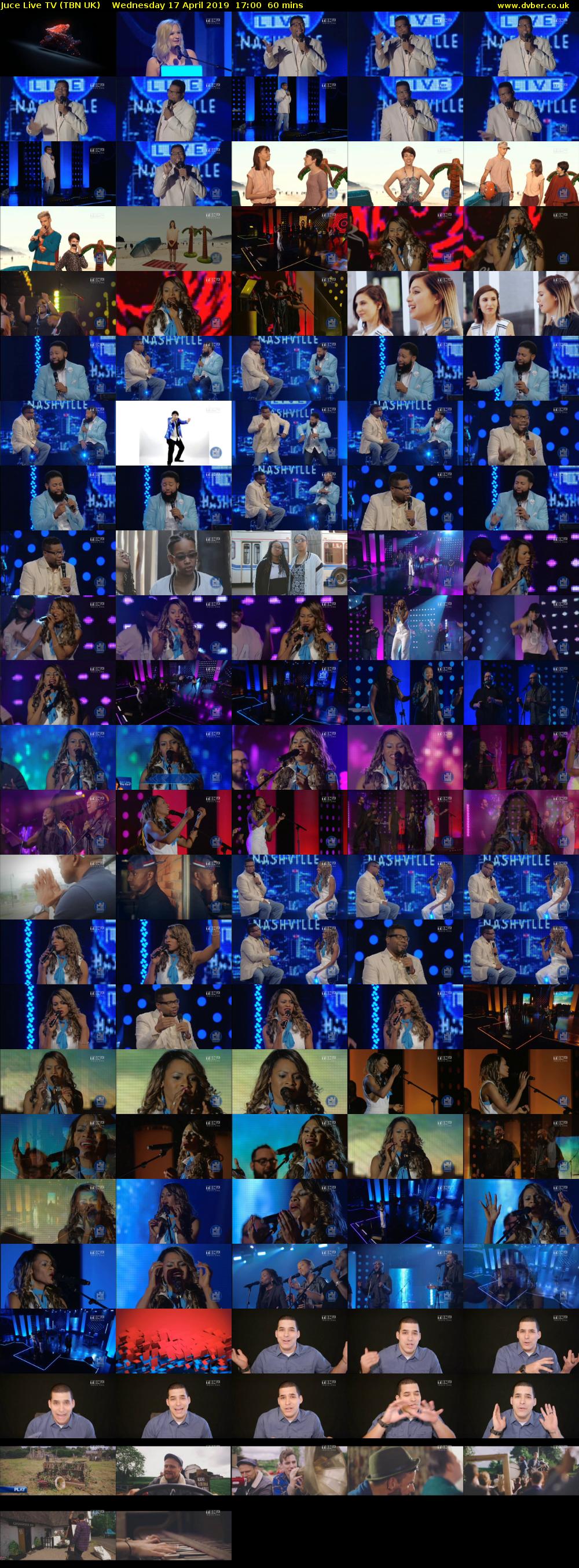 Juce Live TV (TBN UK) Wednesday 17 April 2019 17:00 - 18:00
