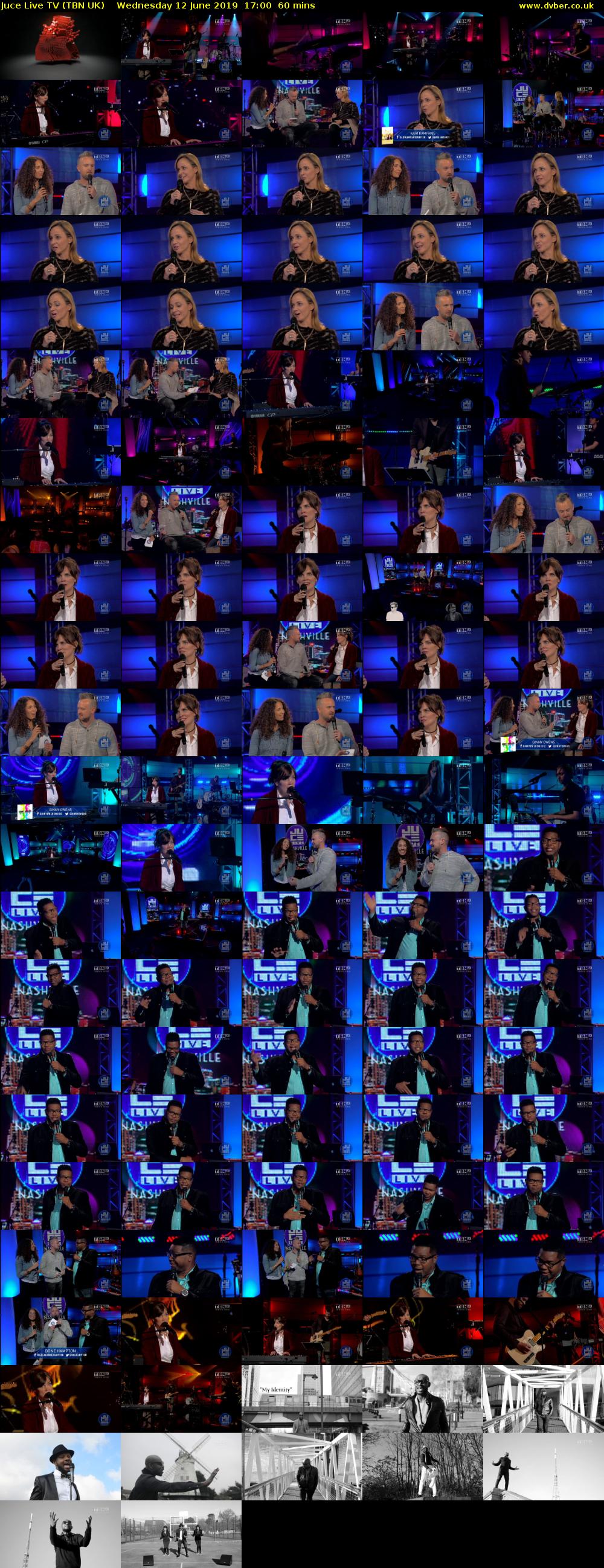 Juce Live TV (TBN UK) Wednesday 12 June 2019 17:00 - 18:00