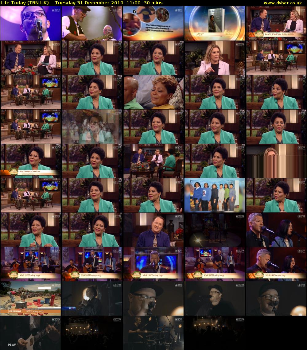 Life Today (TBN UK) Tuesday 31 December 2019 11:00 - 11:30