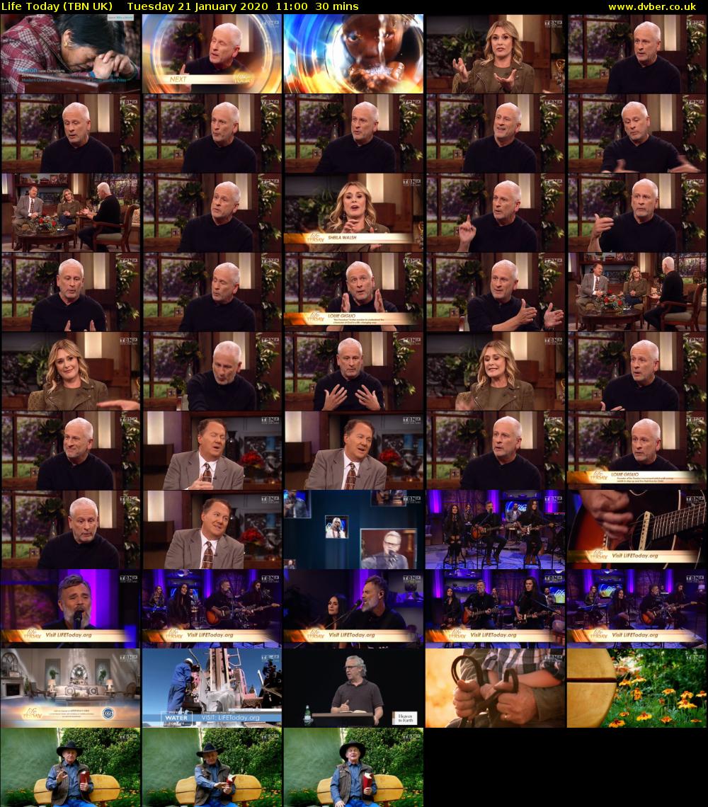Life Today (TBN UK) Tuesday 21 January 2020 11:00 - 11:30