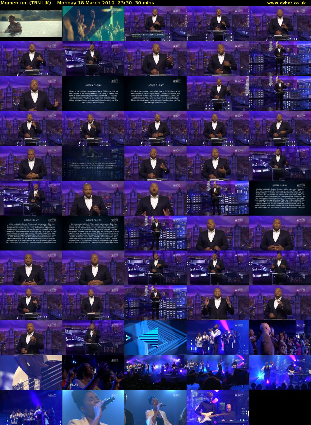 Momentum (TBN UK) Monday 18 March 2019 23:30 - 00:00