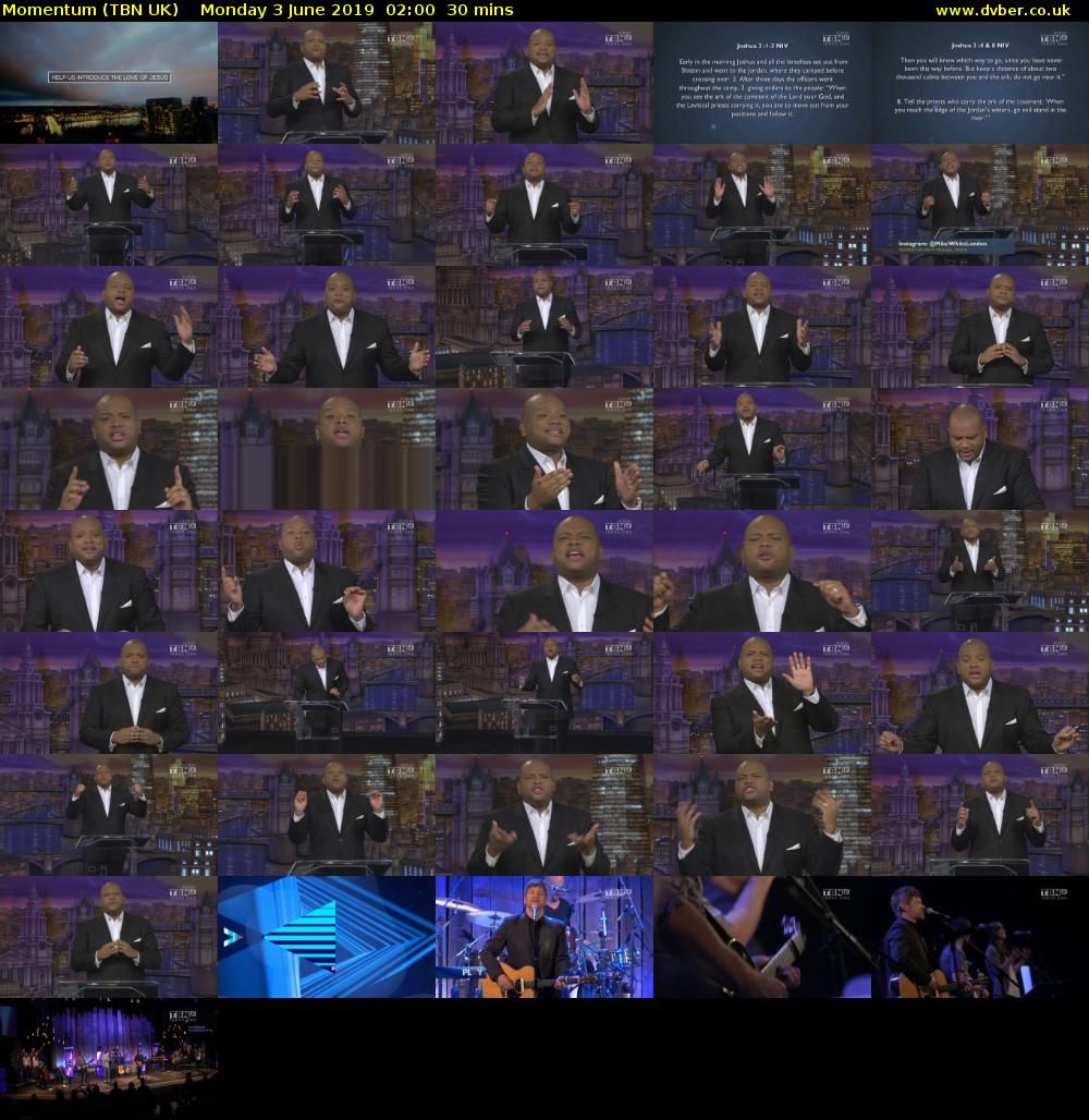 Momentum (TBN UK) Monday 3 June 2019 02:00 - 02:30