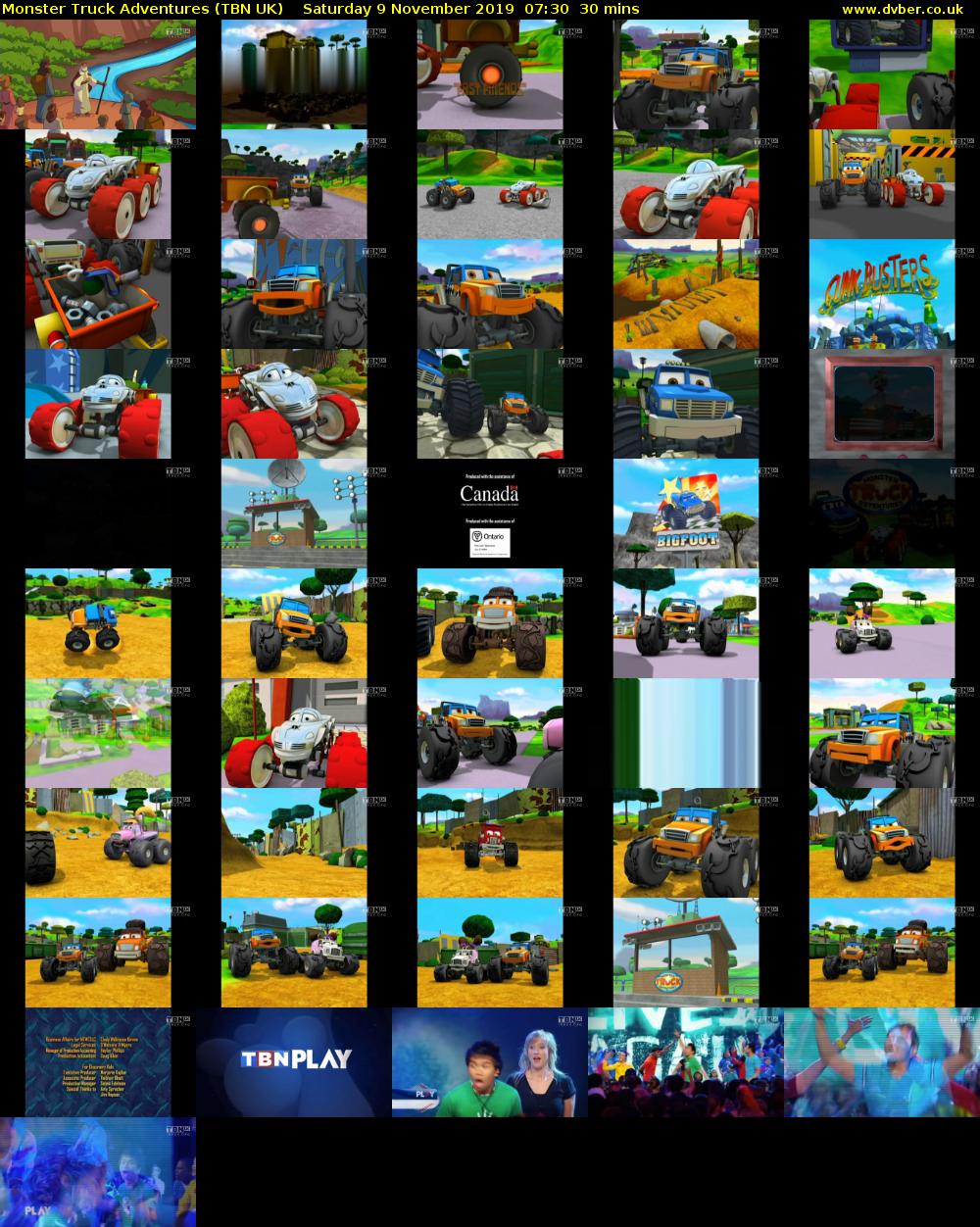 Monster Truck Adventures (TBN UK) Saturday 9 November 2019 07:30 - 08:00