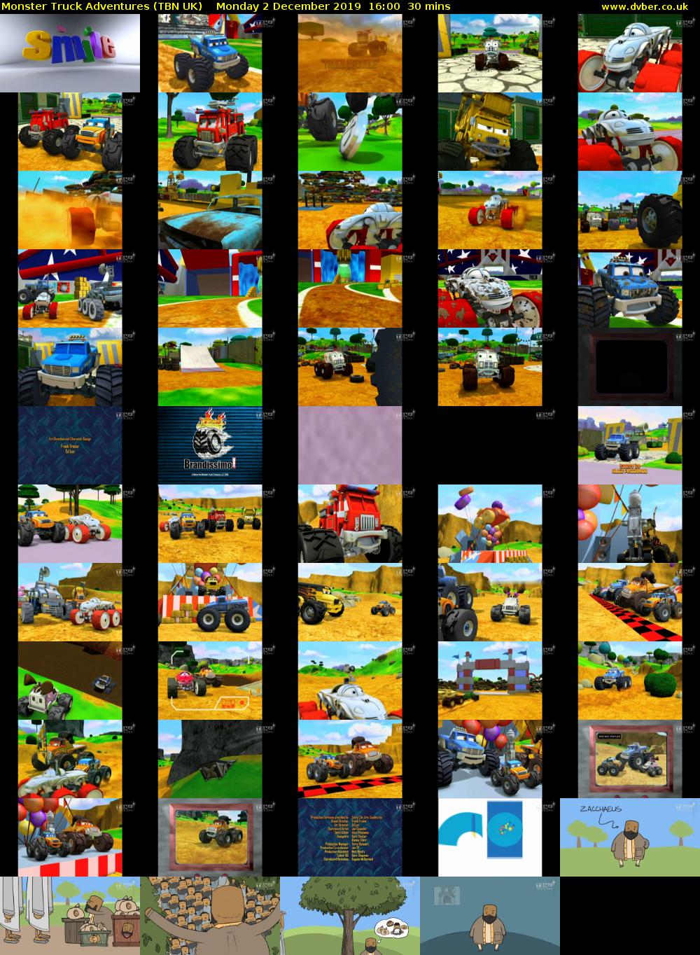 Monster Truck Adventures (TBN UK) Monday 2 December 2019 16:00 - 16:30