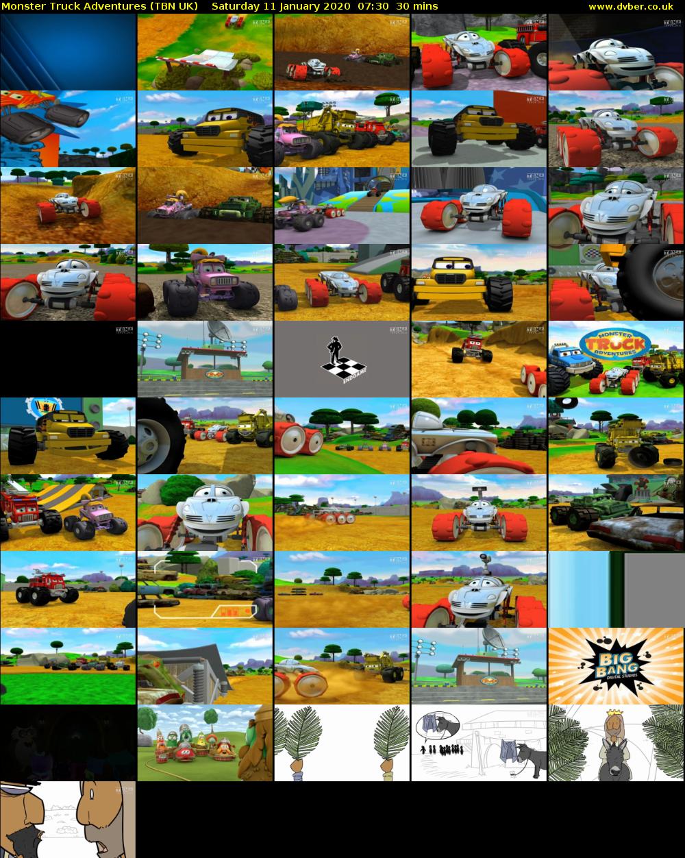 Monster Truck Adventures (TBN UK) Saturday 11 January 2020 07:30 - 08:00